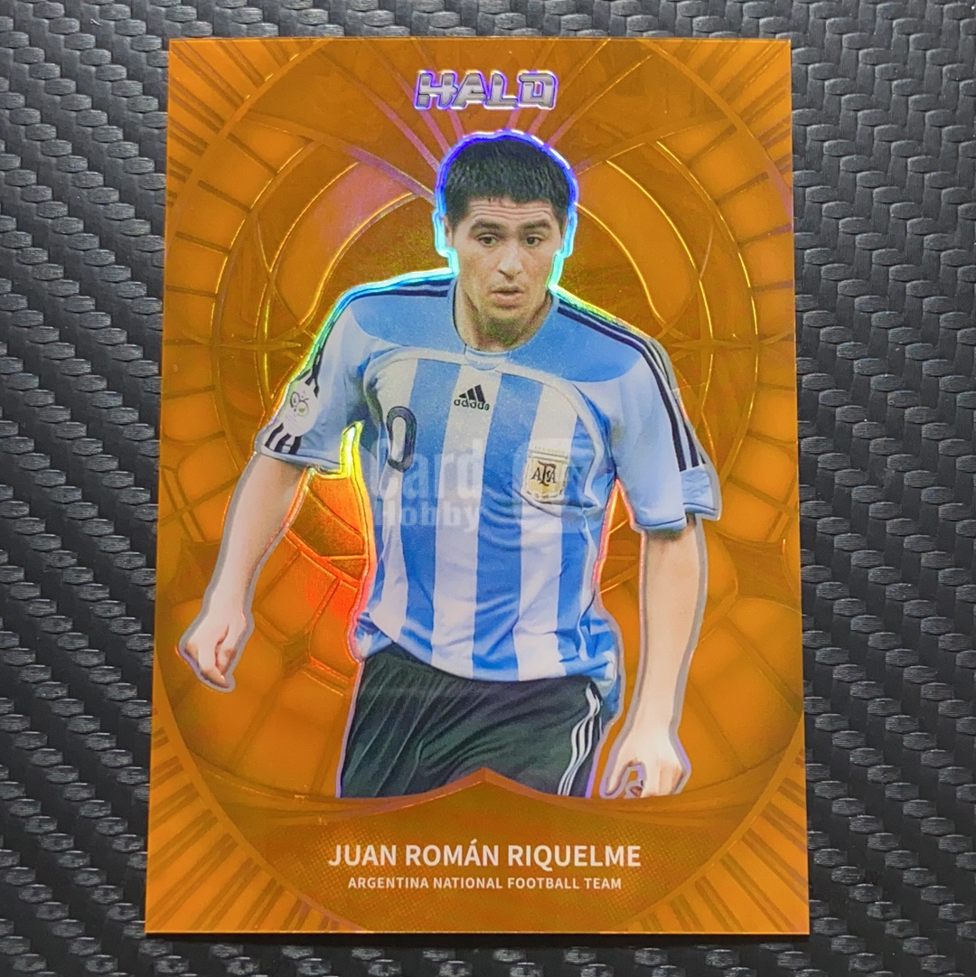 【小牛代拍】2025-26 HEROCK HALO Juan Roman Riquelme 阿根廷队 胡安・罗曼・里克尔梅 橙折 16/49编 卡品如图(男)