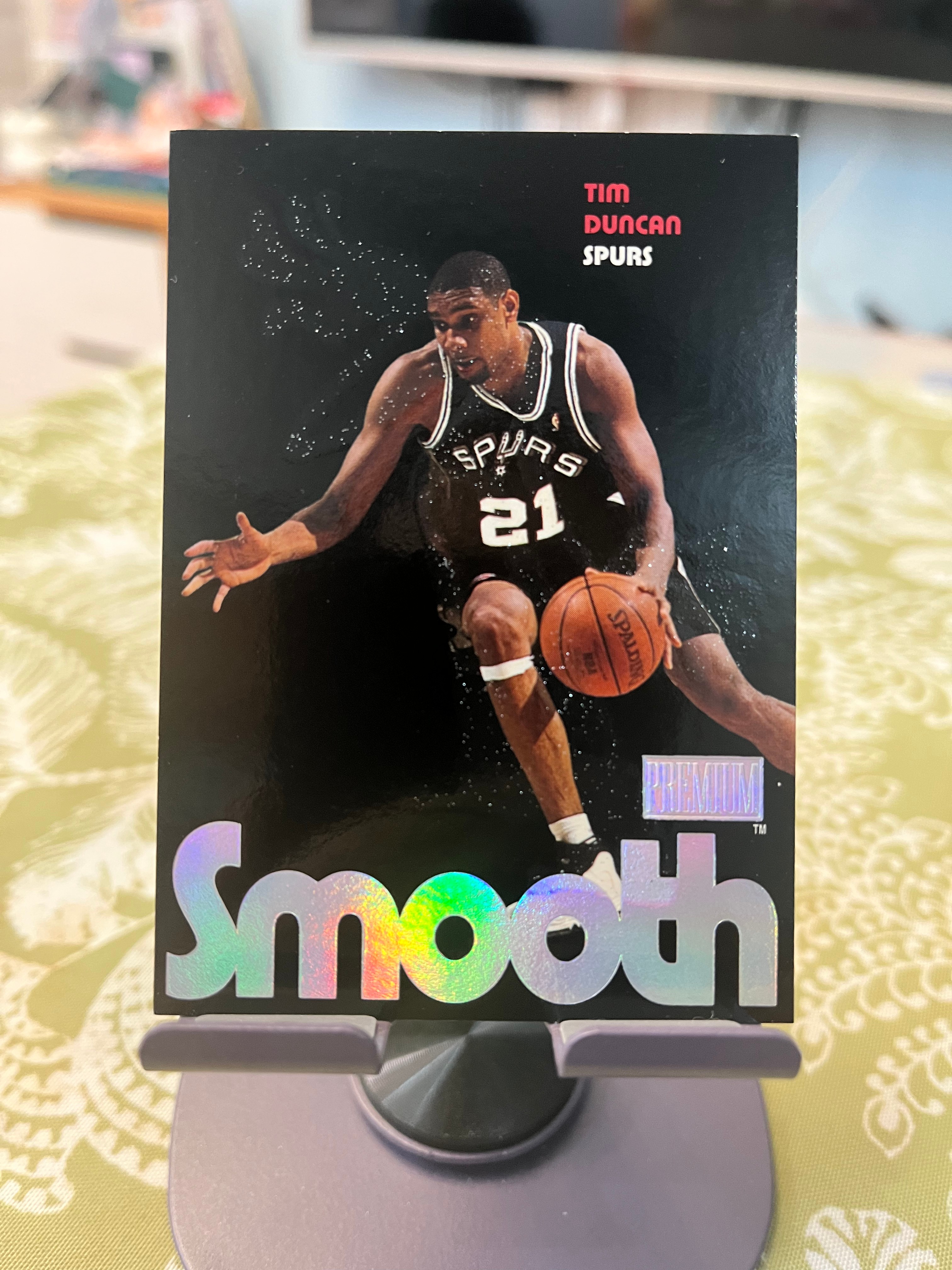 1998 SkyBox 老卡 老特 Tim Duncan 蒂姆 邓肯 石佛 马刺【折射 SMOOTH PREMIUM】【边角瑕疵如图 介意勿拍】#1014