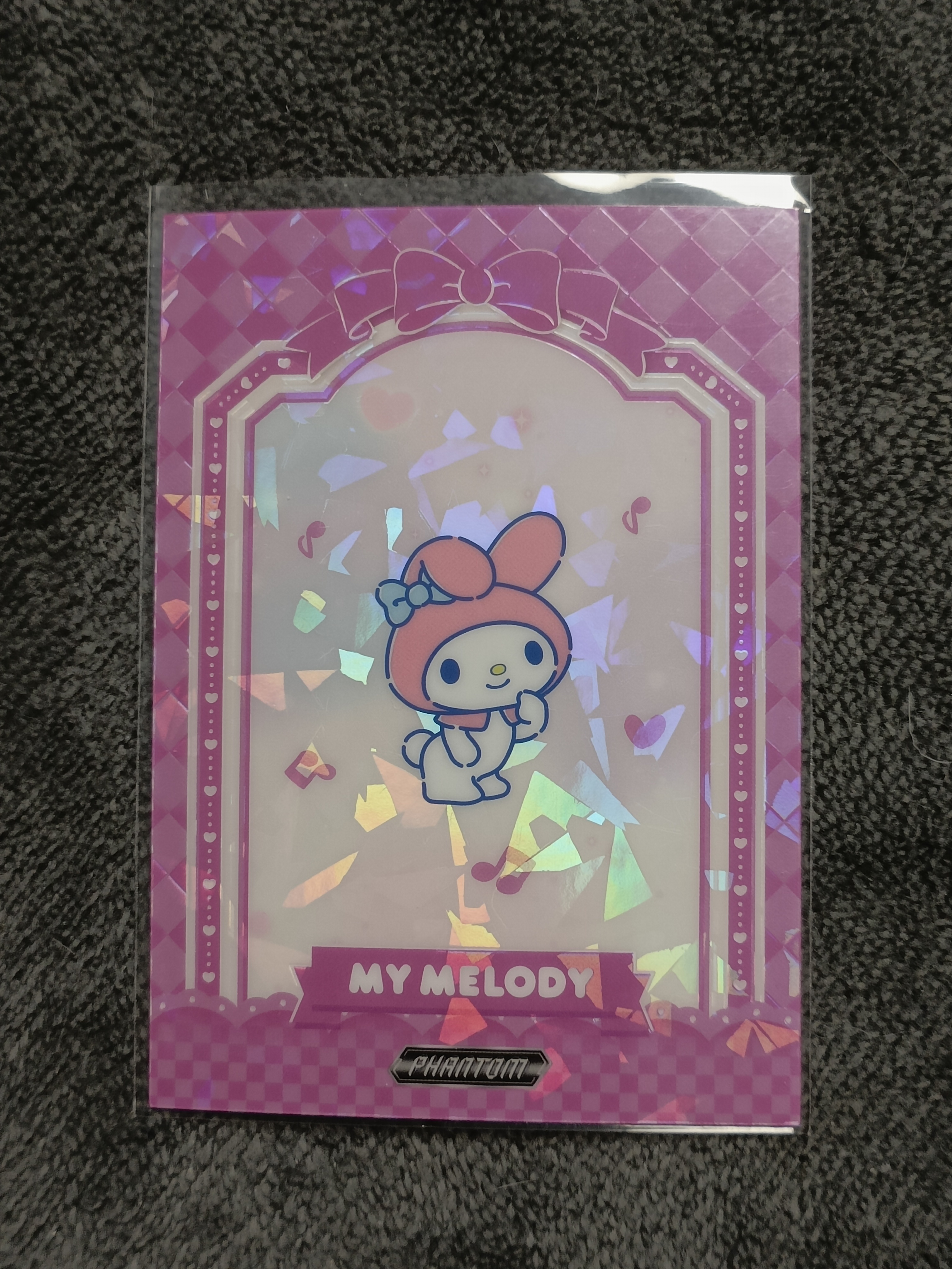 2023 Kakawow PHANTOM 三丽鸥家族系列收藏卡 MY MELODY 美乐蒂 【谦谦拍卖】PSA-IPU-06 紫折 108/115编 秋鹿