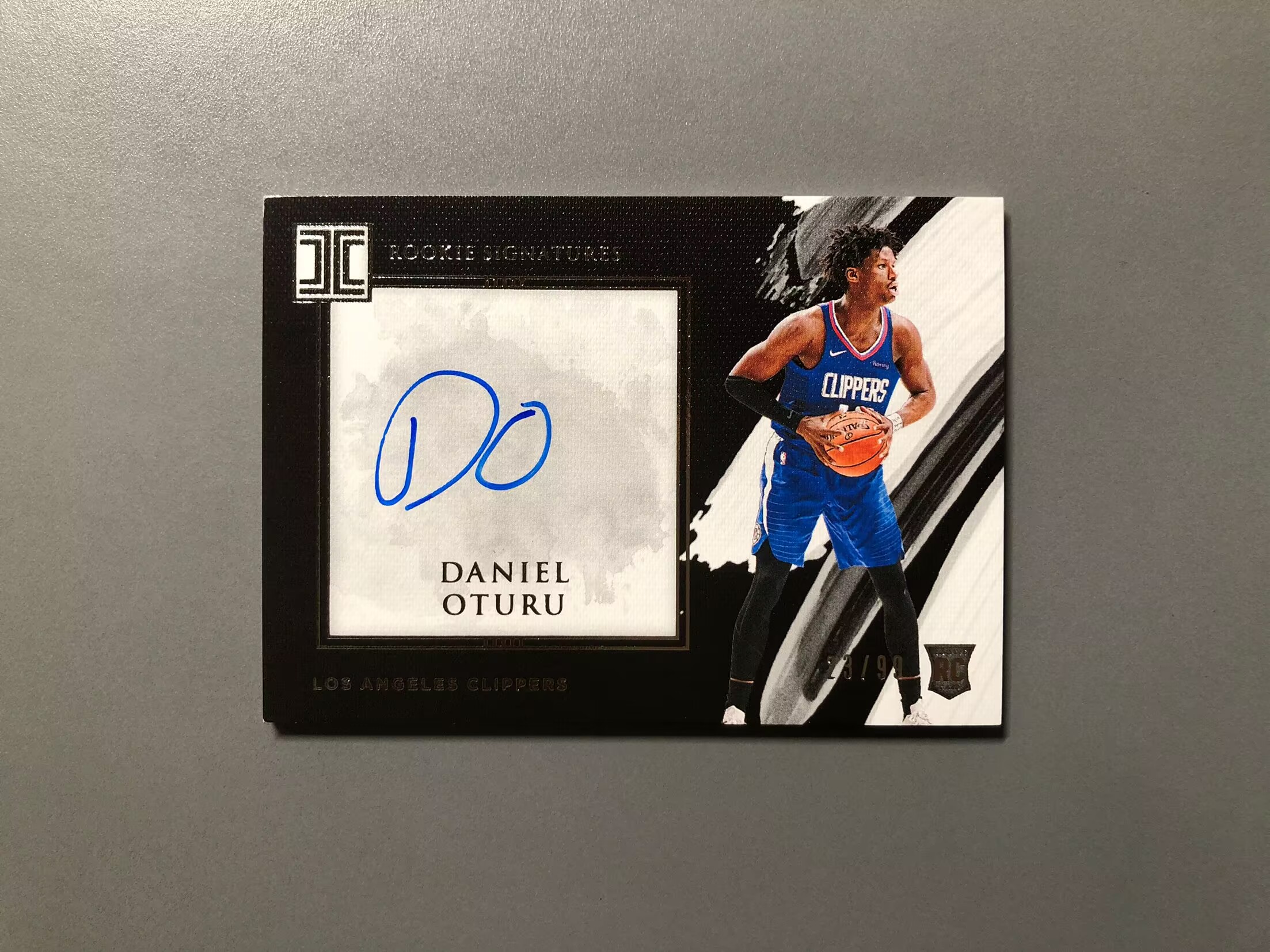 2020-21 Panini Impeccable Daniel Oturu RC 丹尼尔·奥图鲁 快船 新秀 RC 签字 卡签 新秀签 99编 实卡好看 瑕疵如图 可累计 OS018【诚接代卖】