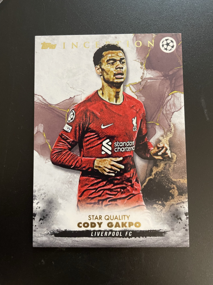2023 Topps inception Cody Gakpo 【hellfire拍卖】topps 盗梦空间系列 利物浦 荷兰 加克波 base jjj