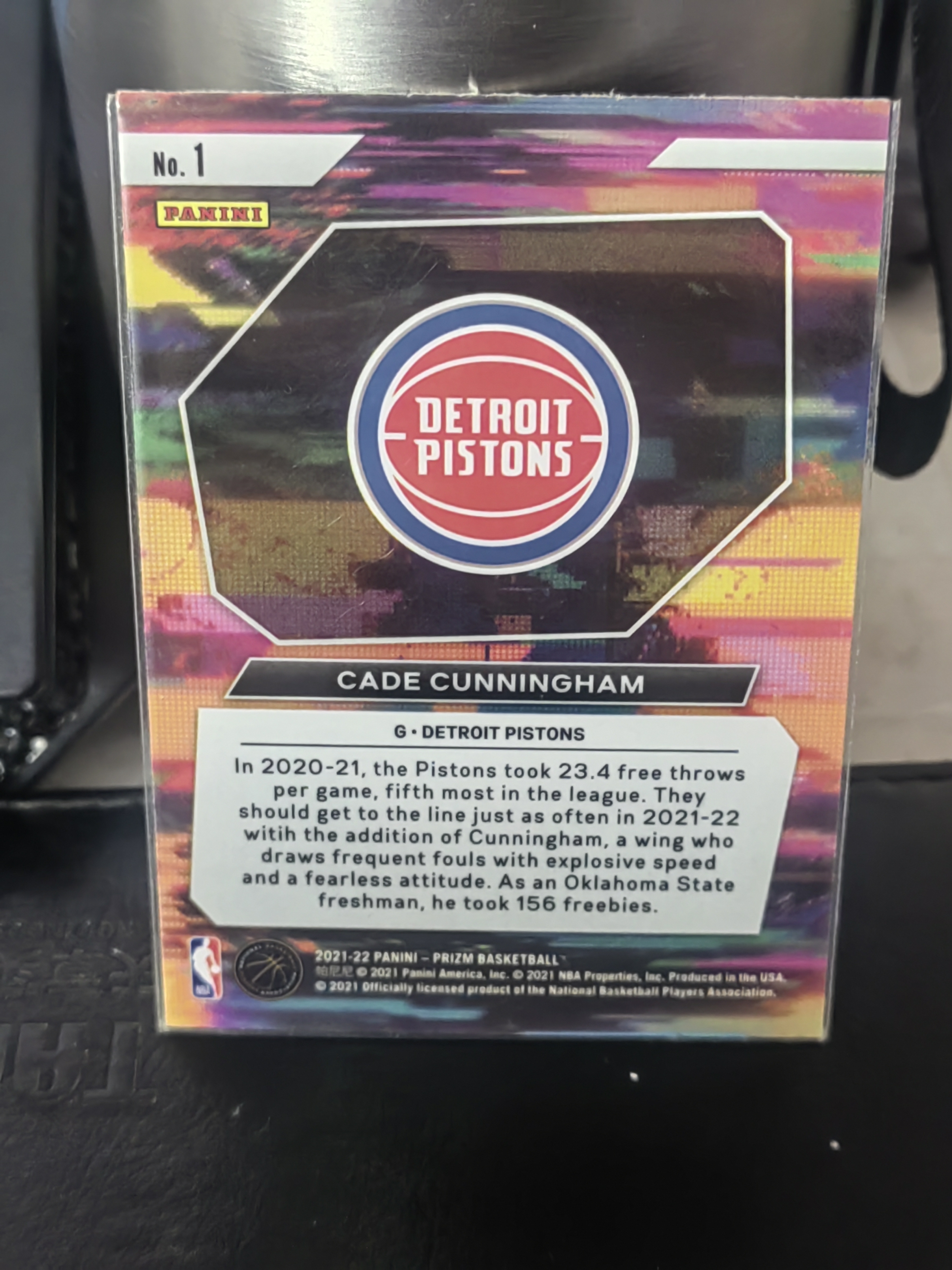 2021-22 Panini Prizm Cade Cunningham RC PZ 新秀 康宁汉姆 坎宁安 活塞 INSTANT IMPACT 即时影响力 特卡 第一张 篮 不保卡品 卡品如图