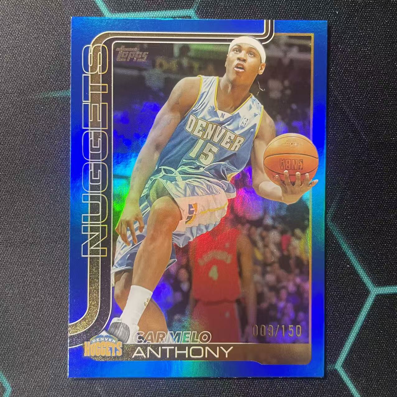 2025 Topps Flagship Carmelo Anthony 【阿福代卖】 卡梅隆 安东尼 小甜瓜 掘金 蓝折 150编 收藏必备 (行行行)