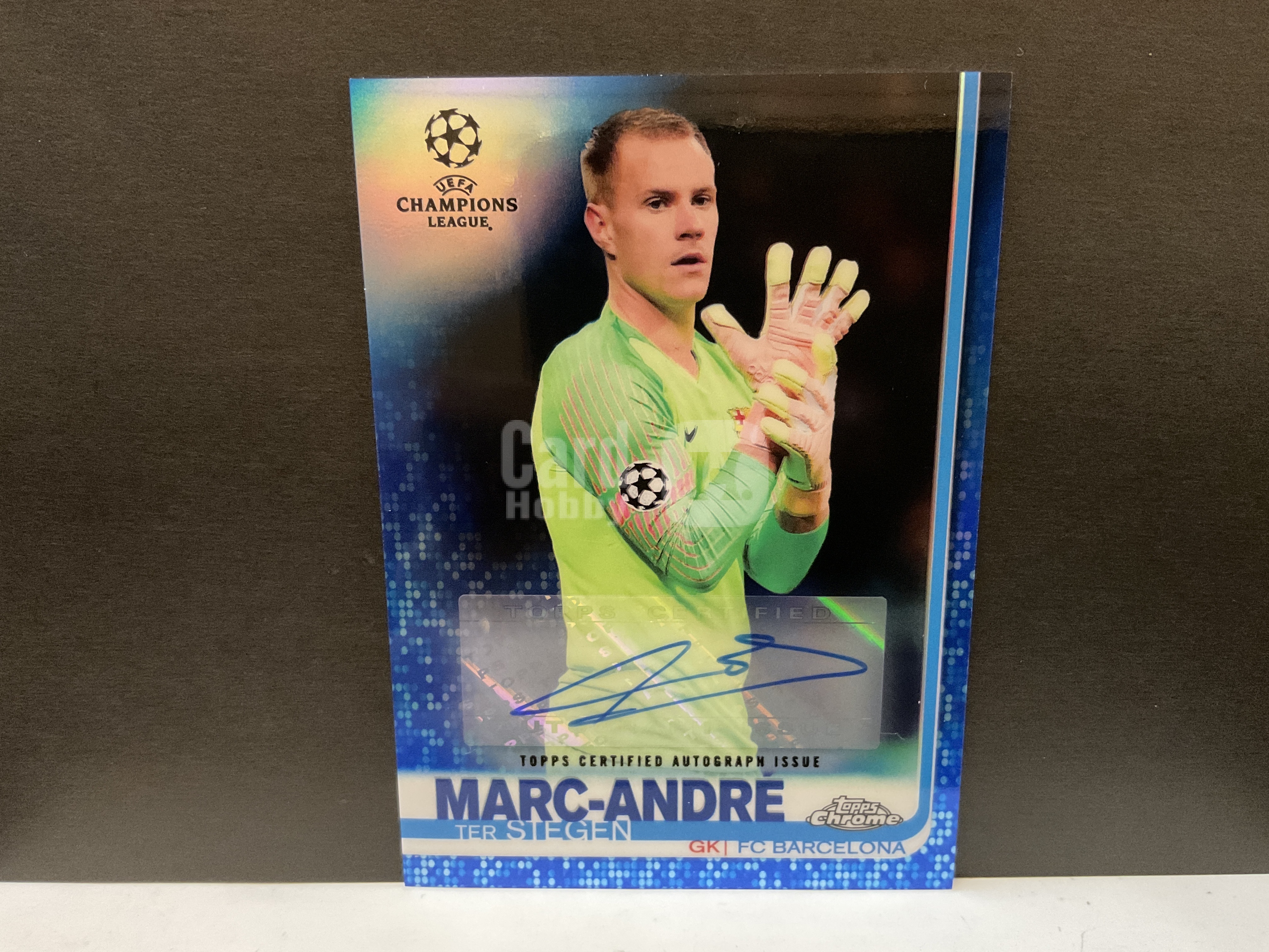 2019 Topps Chrome Marc-Andre ter Stegen 150编 特尔施特根 巴萨 巴塞罗那 德国 欧冠 签字 Marc-André 折射 小狮子 巴萨皮首签 完美签