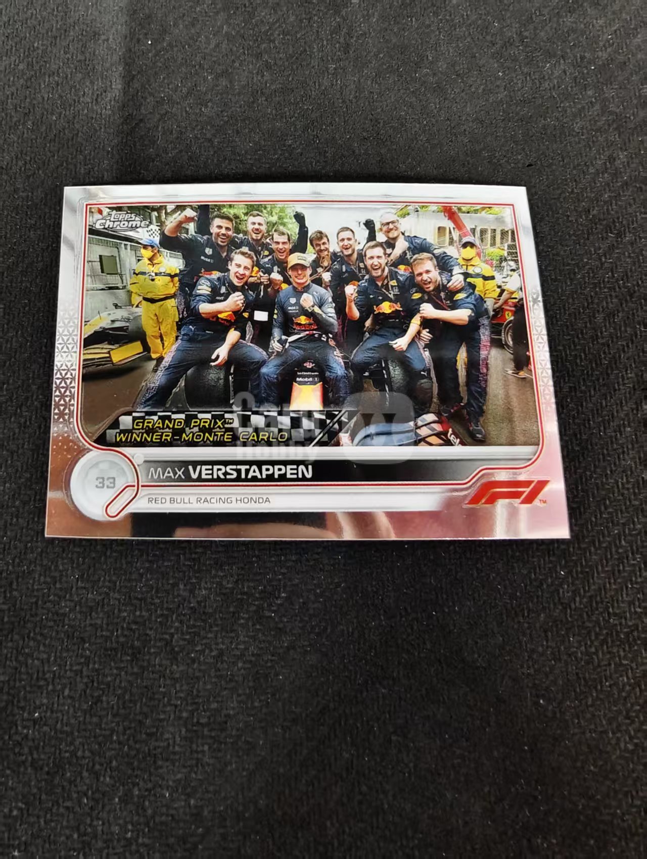 2022 Topps Chrome F1 Max Verstappen 维斯塔潘 红牛 划痕 边角瑕疵 #155