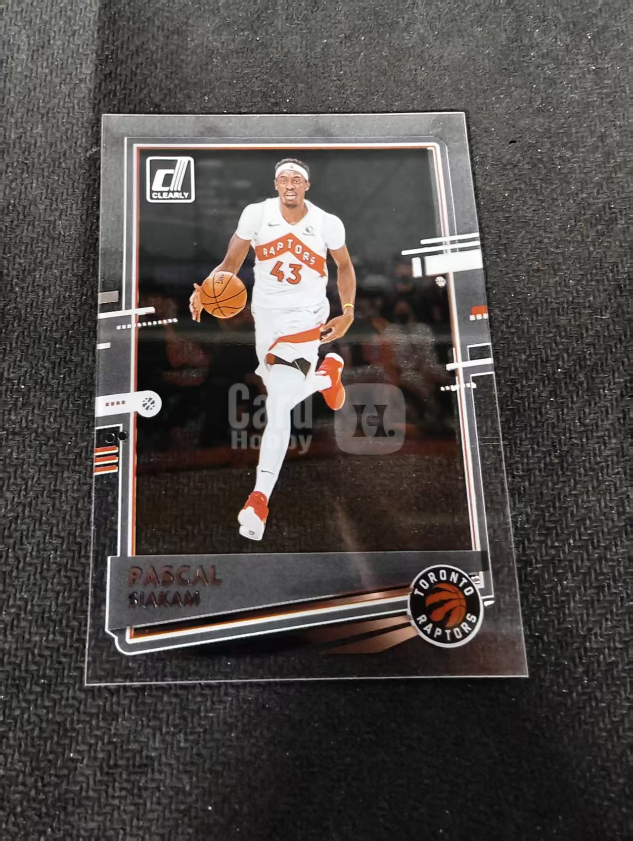 2020-21 Panini Clearly Donruss Pascal Siakam 西亚卡姆 猛龙 杜蕾斯 胶片 划痕 边角瑕疵 #13