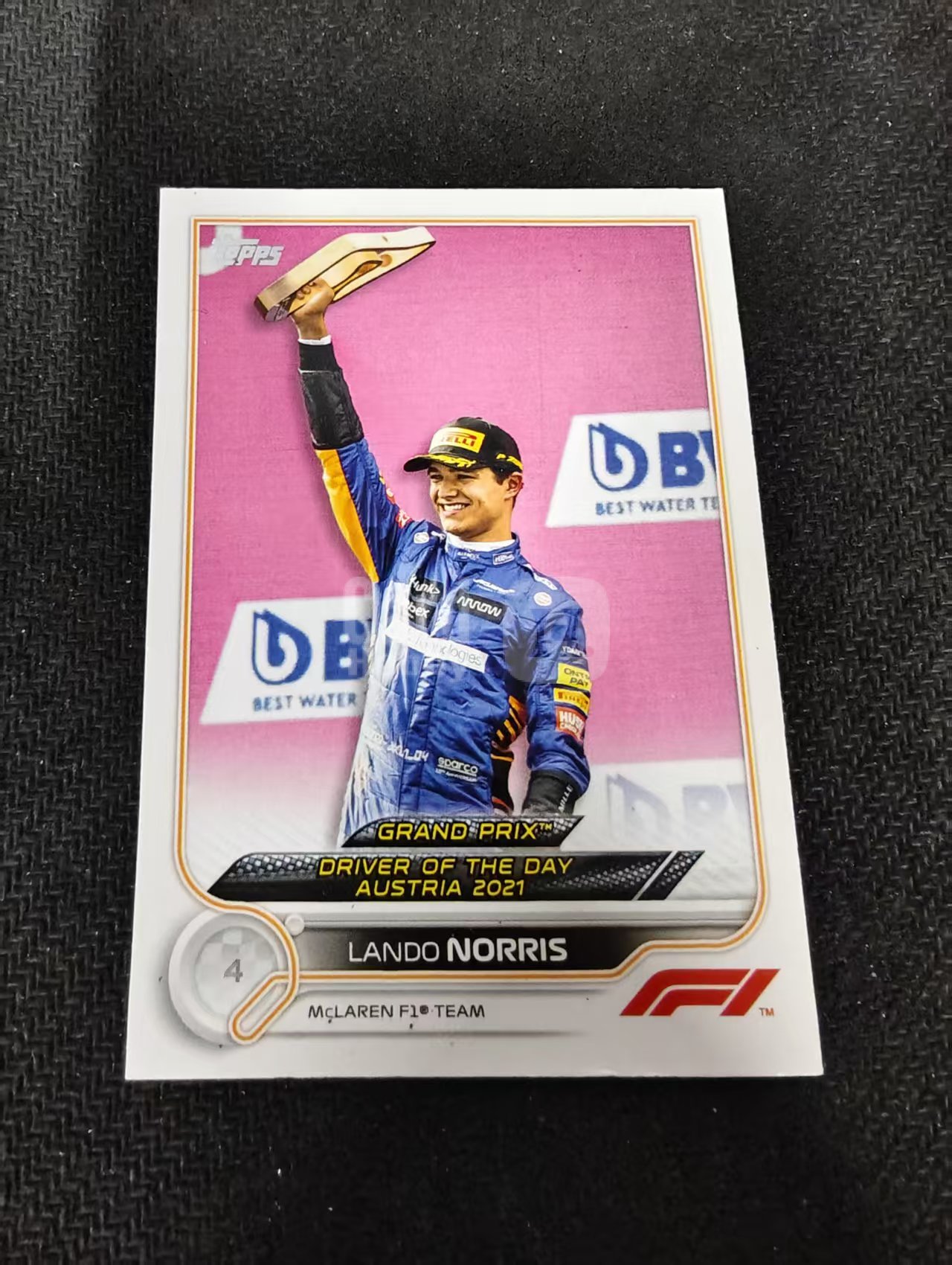 2022 Topps Chrome F1 Lando Norris 兰多 诺里斯 迈凯伦车队 划痕 边角瑕疵 @181