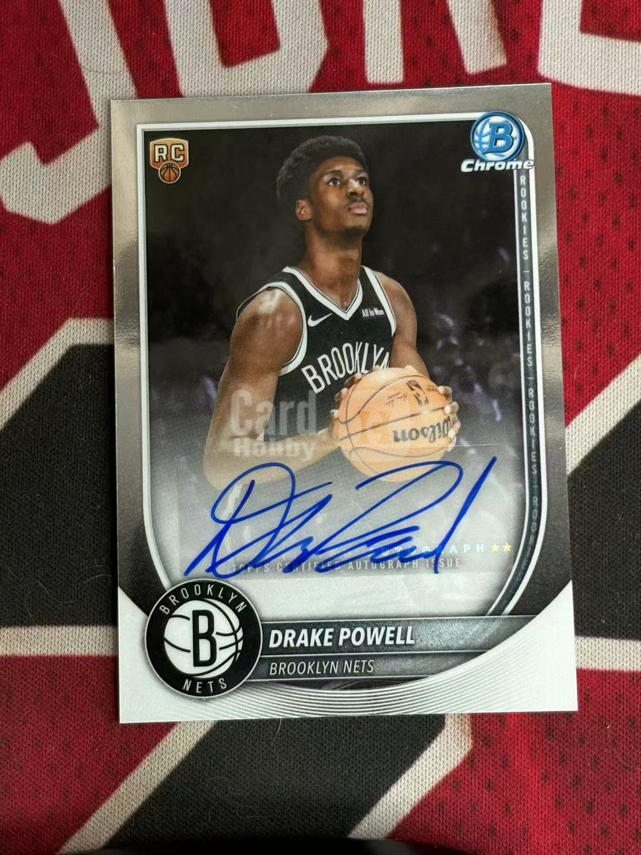 2025-26 TOPPS BOWMAN CHROME DRAKE POWELL 篮网 德雷克鲍威尔 签字卡 正BASE签 专收凑套必备【烂臭嘴拍卖】