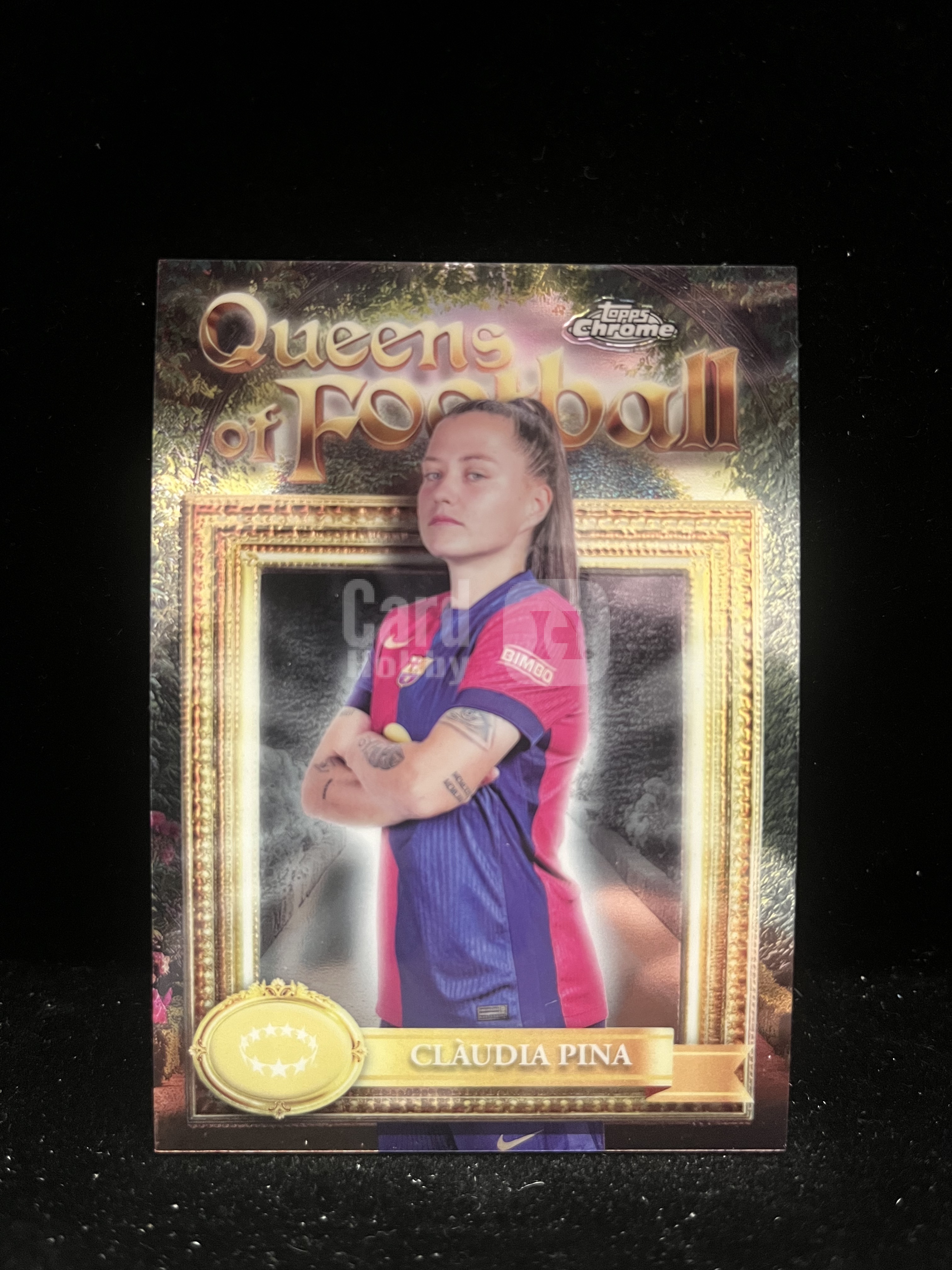 免费代拍 2024 Topps Chrome UEFA Women's Champions League 克劳迪娅·皮纳 Clàudia Pina Insert 卡品如图#G753
