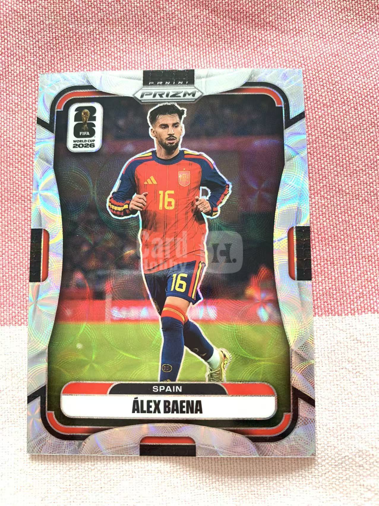 2026 Panini World Cup Prizm Alex Baena 亚历克斯 巴埃纳 西班牙 PZ 世界杯 银圈圈折 折射 投资收藏 凑套必备 万物