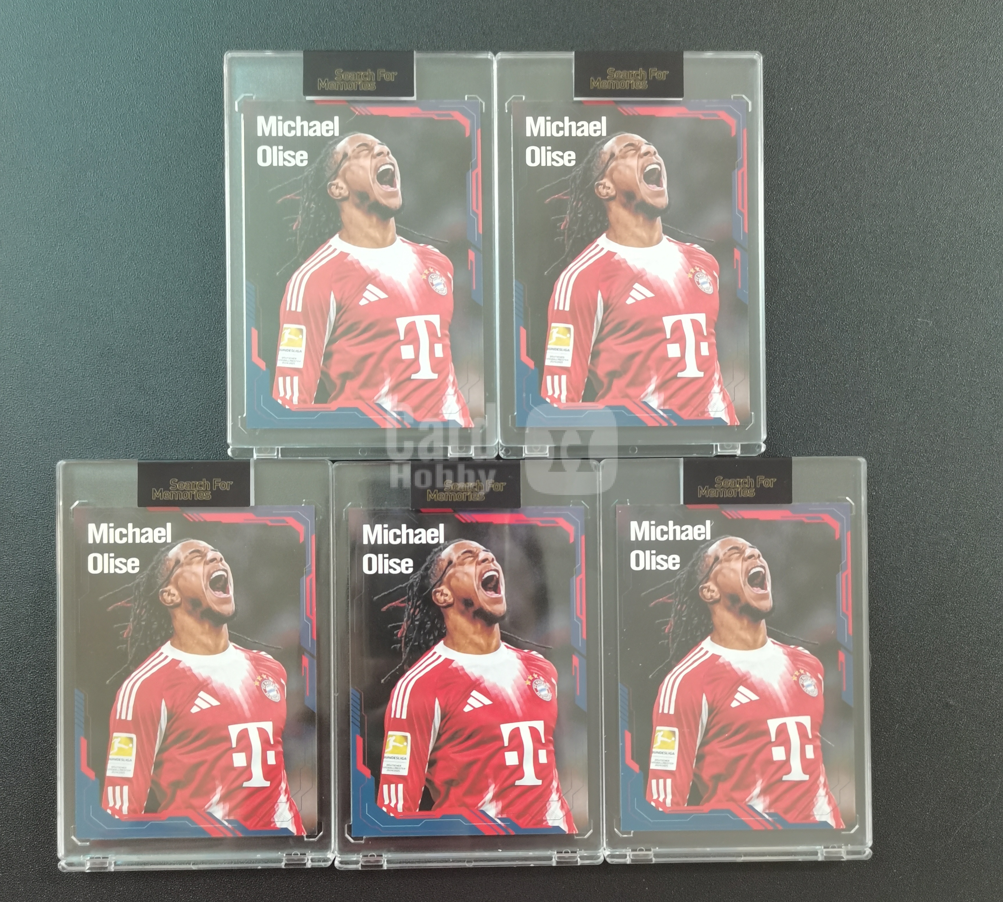 2026 search for memories Michael Olise 拜仁 法国 奥利塞 滑跪 进球庆祝 5张lot打包-花蟹