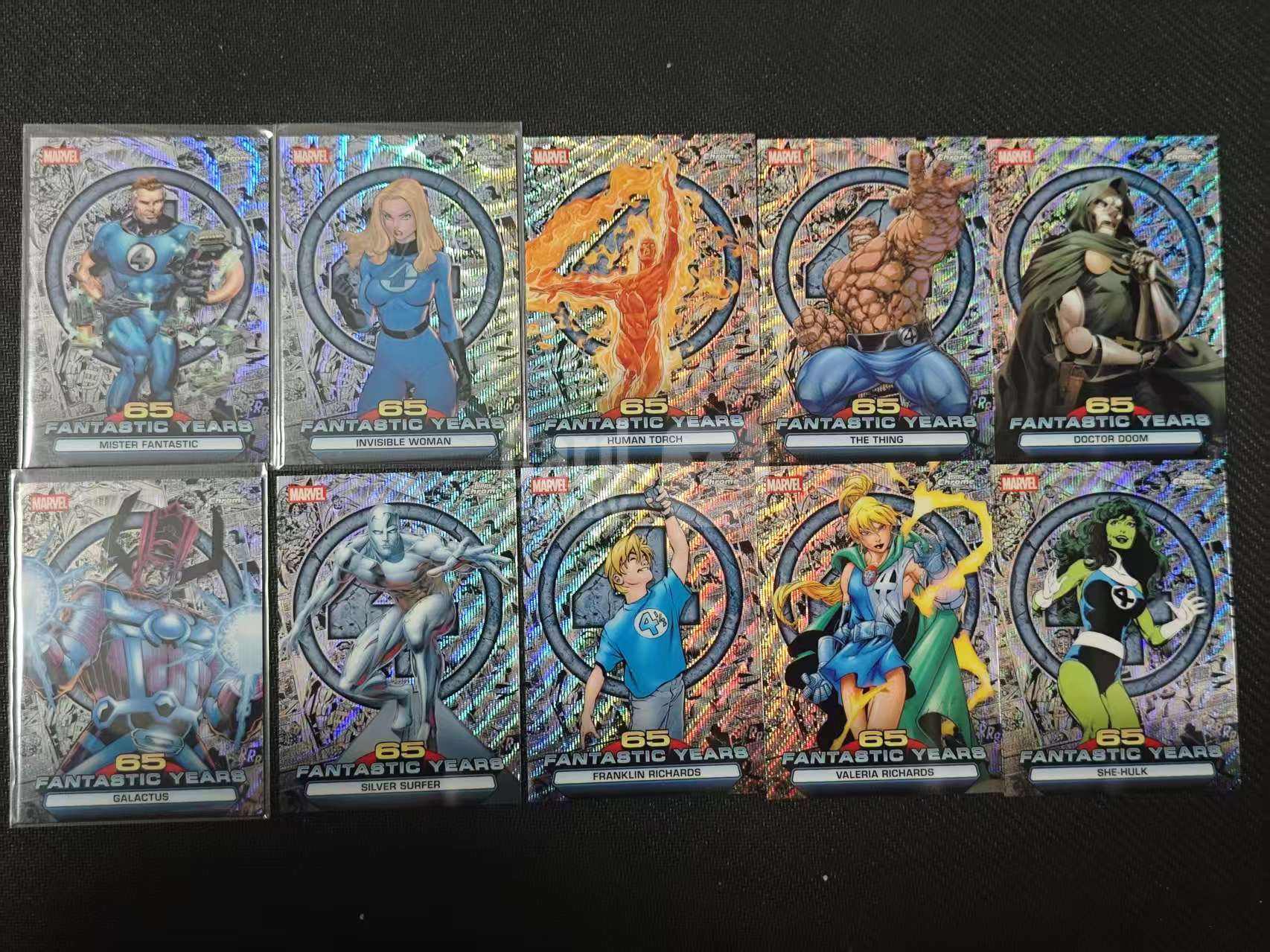 2026 Topps Chrome 经典漫画封面特卡 【有品代卖】漫威 MARVEL FY特卡 神奇先生 霹雳火 毁灭博士 女浩克 1套10张打包 值得收藏 折射 卡品如图/sushi
