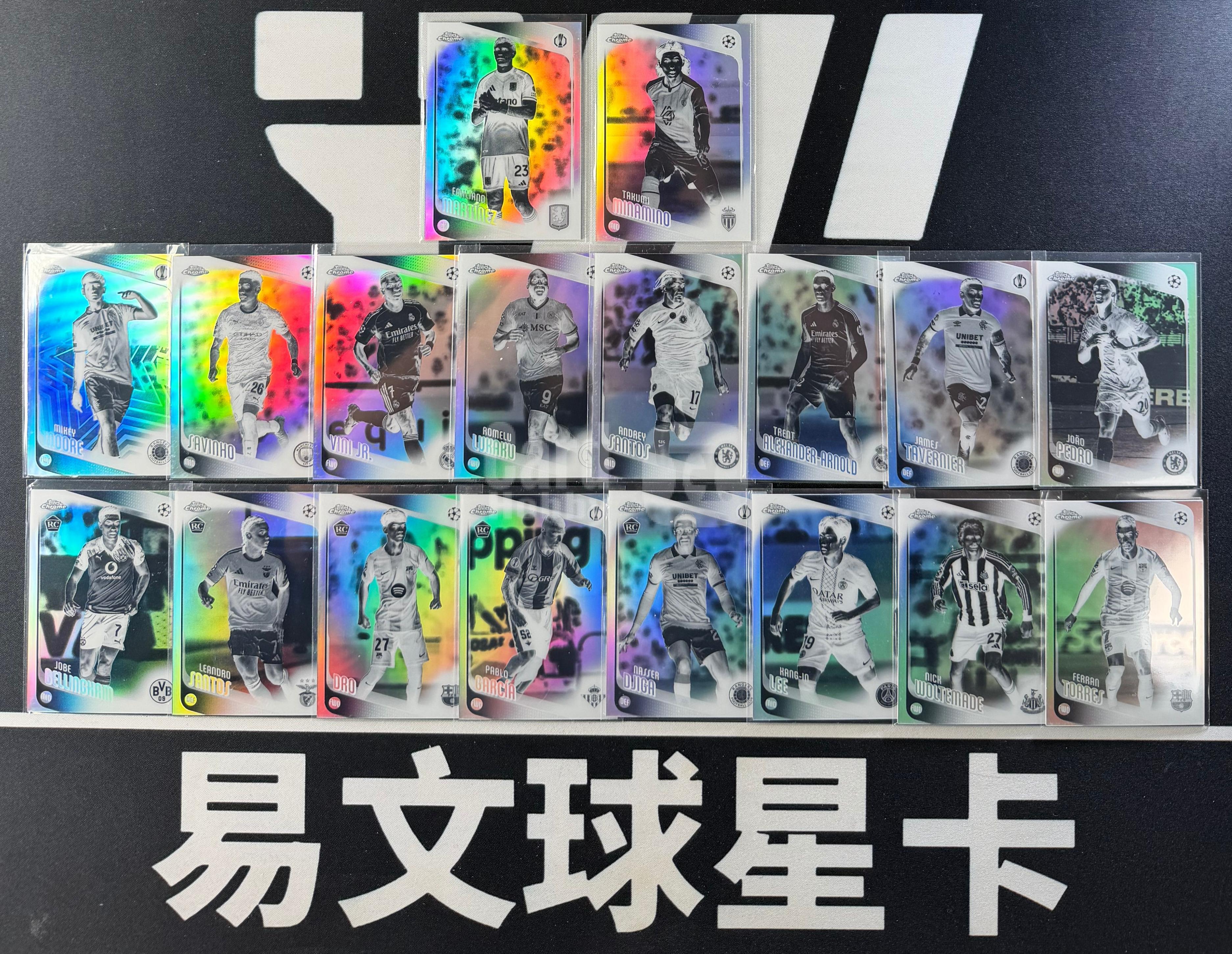 【易文拍卖 超级回款】2025-26 Topps Chrome 欧战欧冠TC LOT 黑白折 维尼修斯 罗梅罗 安托斯 乌尔塞斯 佩德罗 乔尔 等 不保卡品#agger