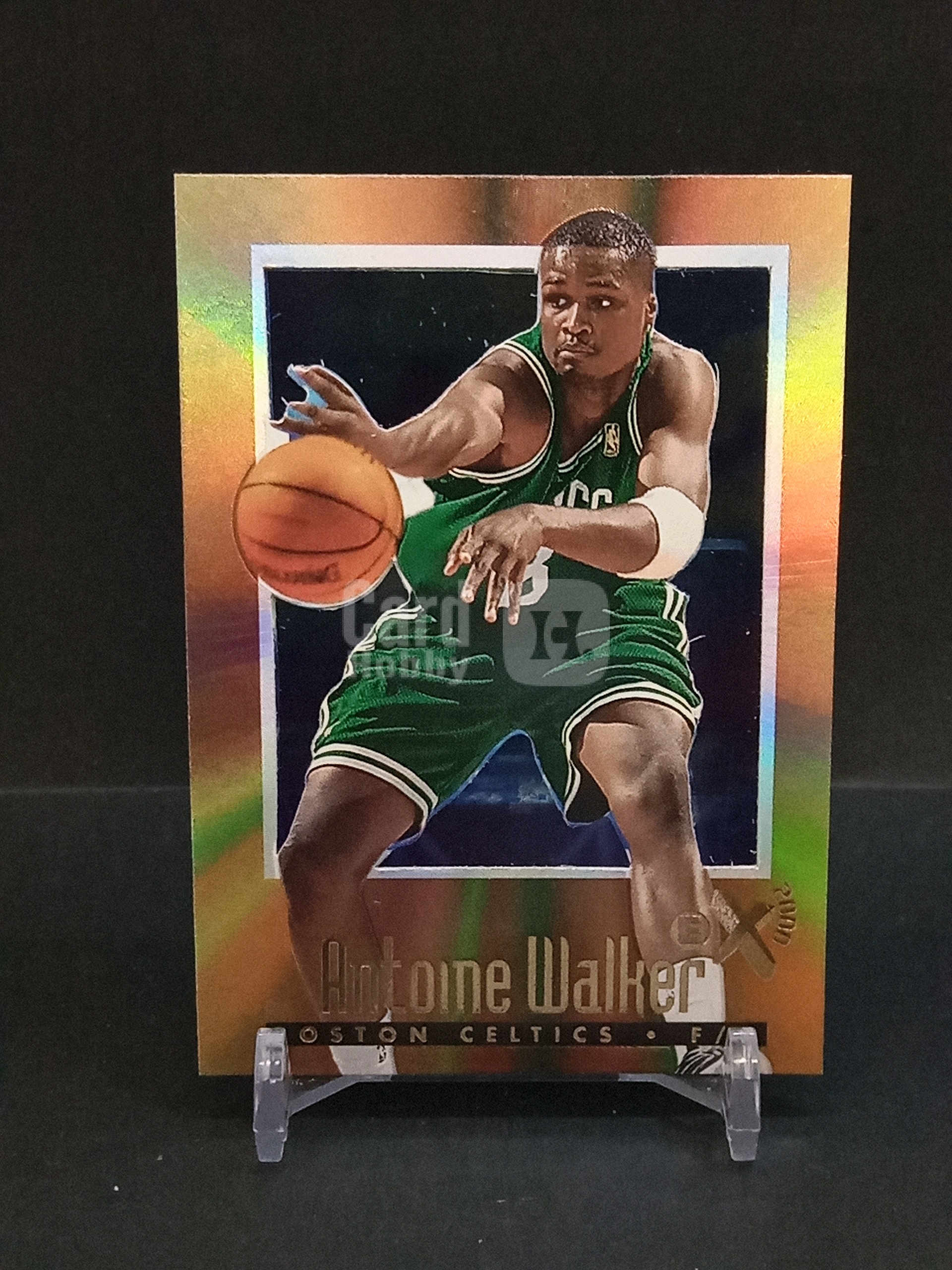 【DC拍卖】9.29小科比(微瑕)`1996-97 Skybox E-X2000 #4 Antoine Walker 安托万沃克 波士顿凯尔特人 橙金渐变胶片折射老球星卡`