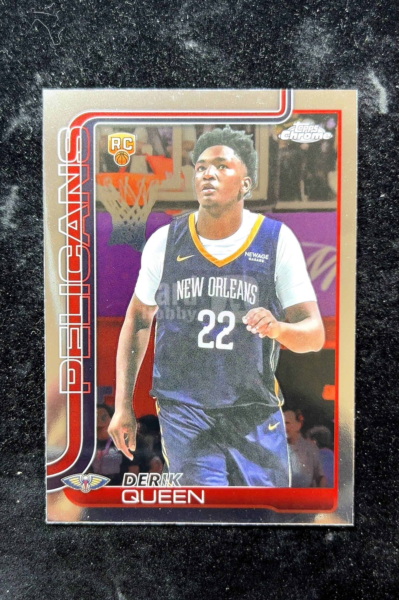 【小白1%代卖】2025 Topps Chrome Jersey Chrome 球衣 Derik Queen 德里克·奎恩 Jersey Chrome 新秀 RC 卡品如图 高价值 0702