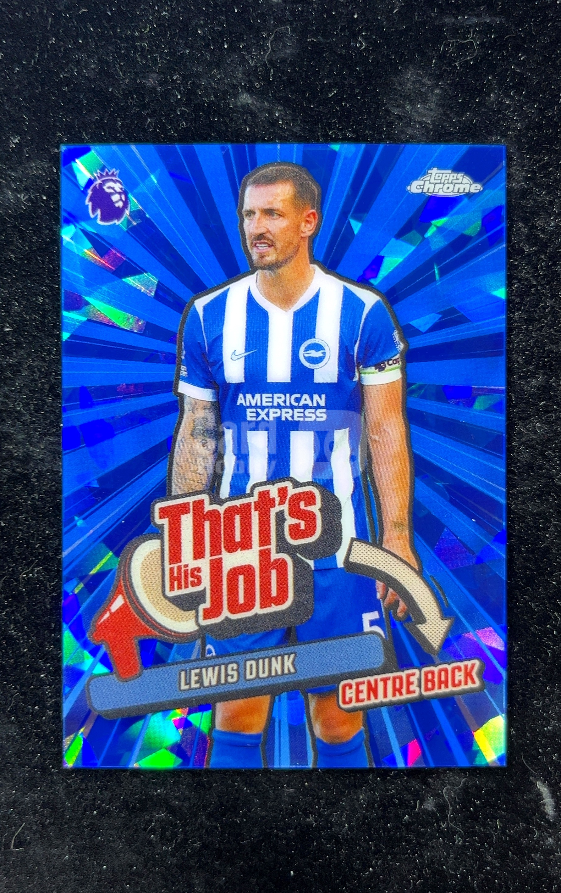 【小白1%代卖】2026 Topps Chrome That's His Job 那是他的工作 Lewis Dunk 刘易斯·邓克 蓝碎冰折 折射 卡品如图 高价值 #THJ-2 0623
