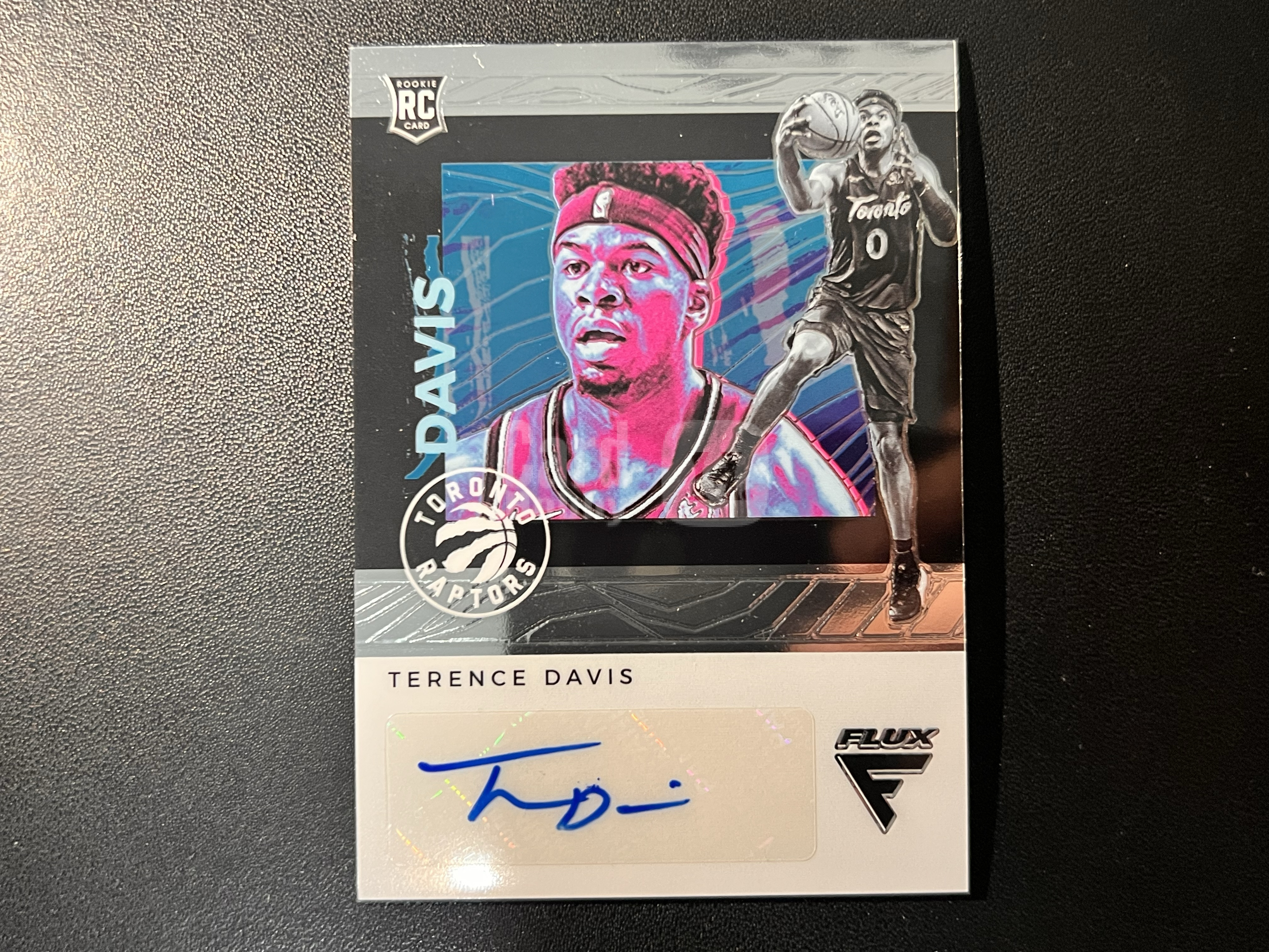 2020-21 Panini Flux Terence Davis RC 特伦斯 戴维斯 新秀 rc 签字 亲笔签名 卡品如图【亮