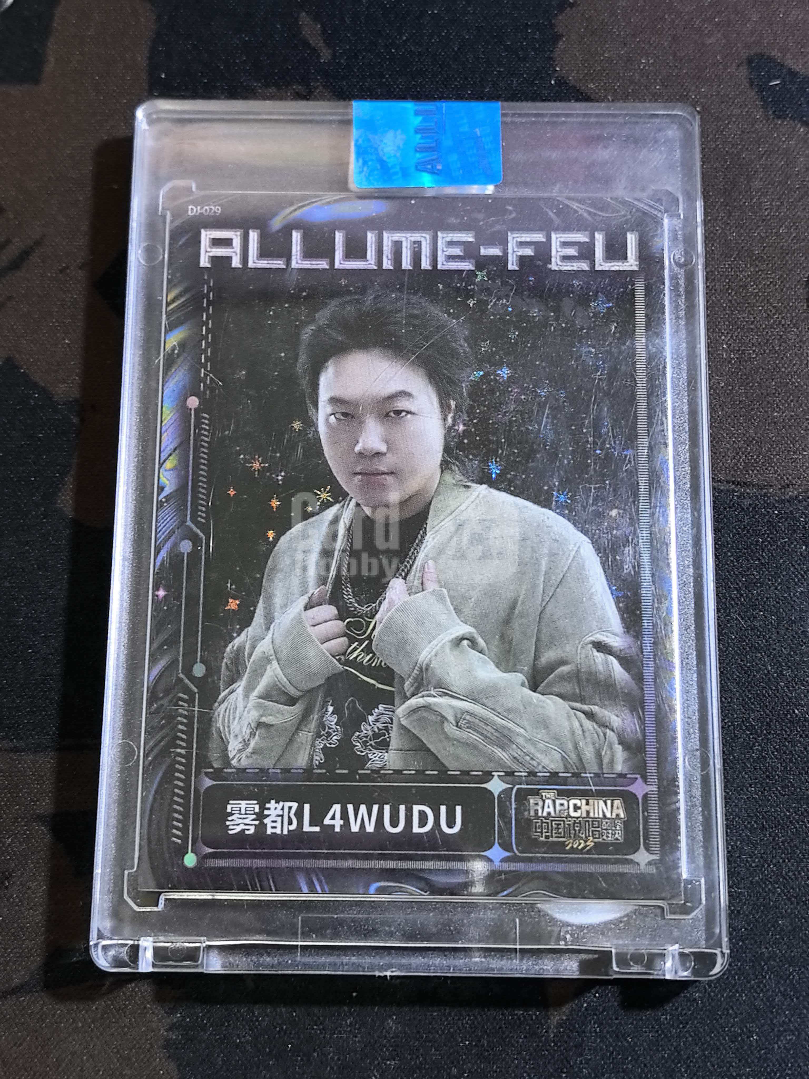 2023 爱奇艺 阿莉茉说唱巅峰对决 雾都 L4WUDU 限编339/350 卡砖有磨损 未拆标签 品相如图所示