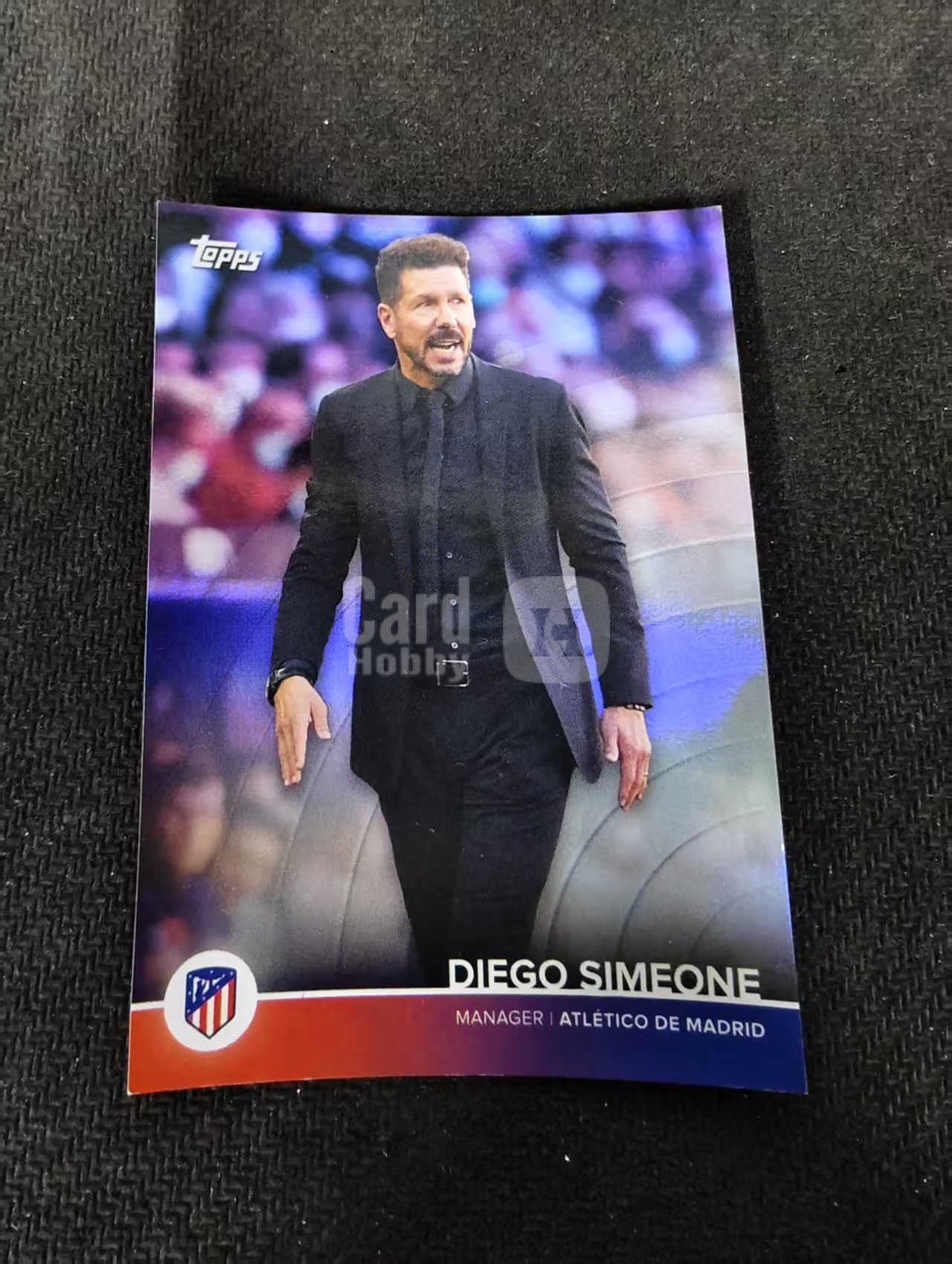 【可合并，不累计】2022 Topps 马竞队盒 DIEGO SIMEONE 迭戈 西蒙尼 阿根廷 马德里竞技 教练 银折 199编 划痕 边角瑕疵