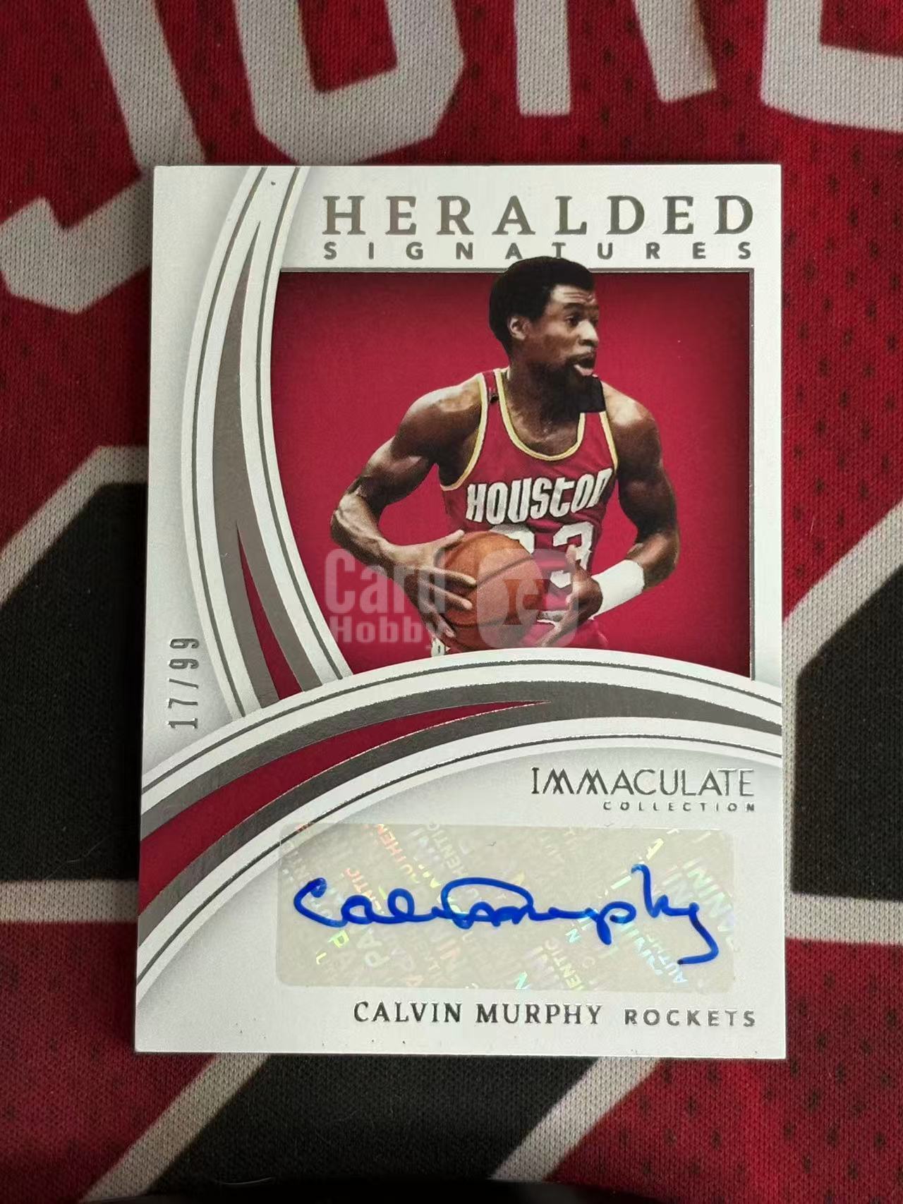 2021-22 PANINI IMMACULATE Calvin Murphy 爱咪咪高端系列 火箭名宿 卡尔文墨菲 凯文墨菲 99编 签字卡 HERALDED签 专收凑套必备【烂臭嘴拍卖】