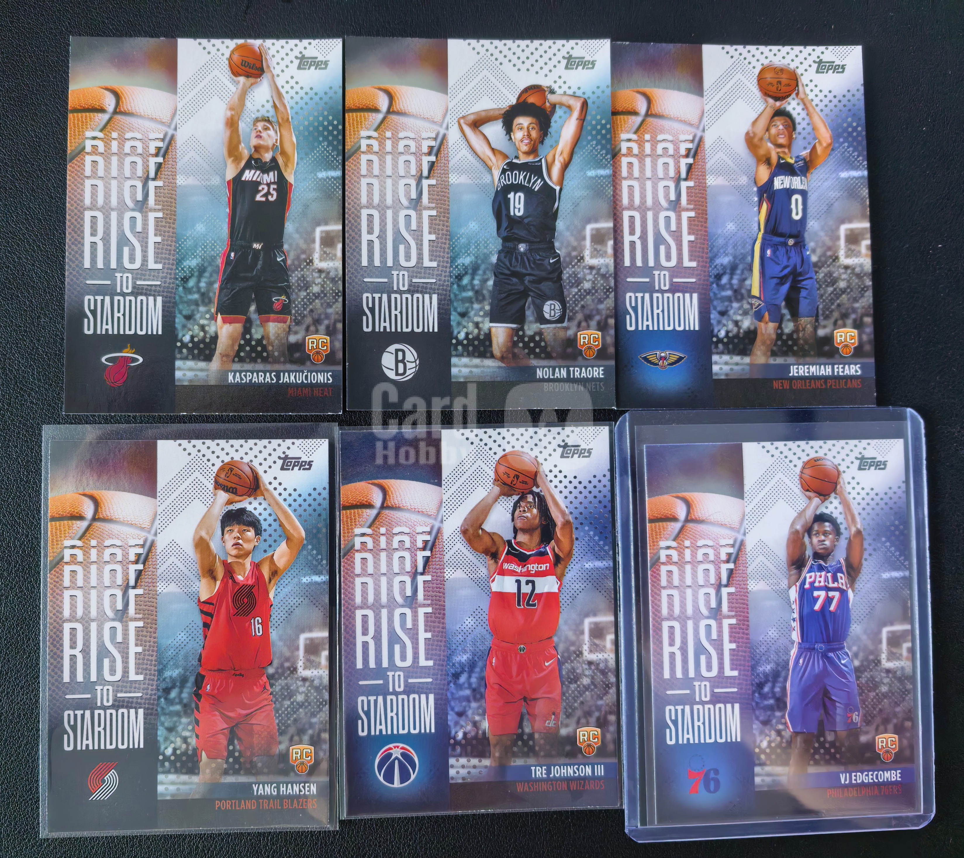 2025 Topps Complete Valdez VJ Edgecombe Jr RC 76人 VJ埃奇库姆 约翰逊 费尔斯 特拉奥雷 亚库契奥尼斯 杨瀚森Rise To Stardom 卡品如图