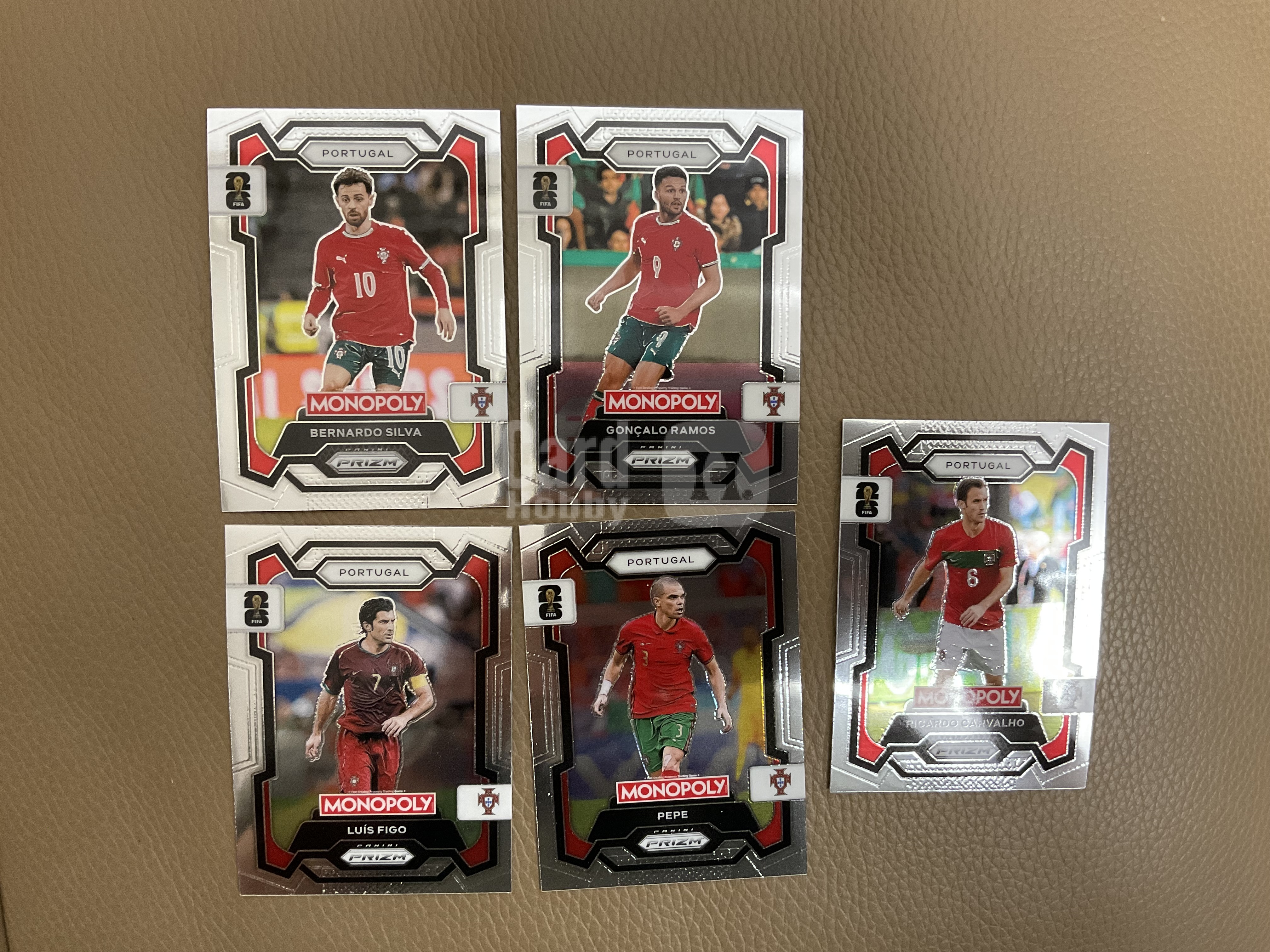 2026 Panini Prizm Monopoly luis Figo #16 美加墨世界杯 大富翁 葡萄牙 世界杯 PZ 一组打包5张