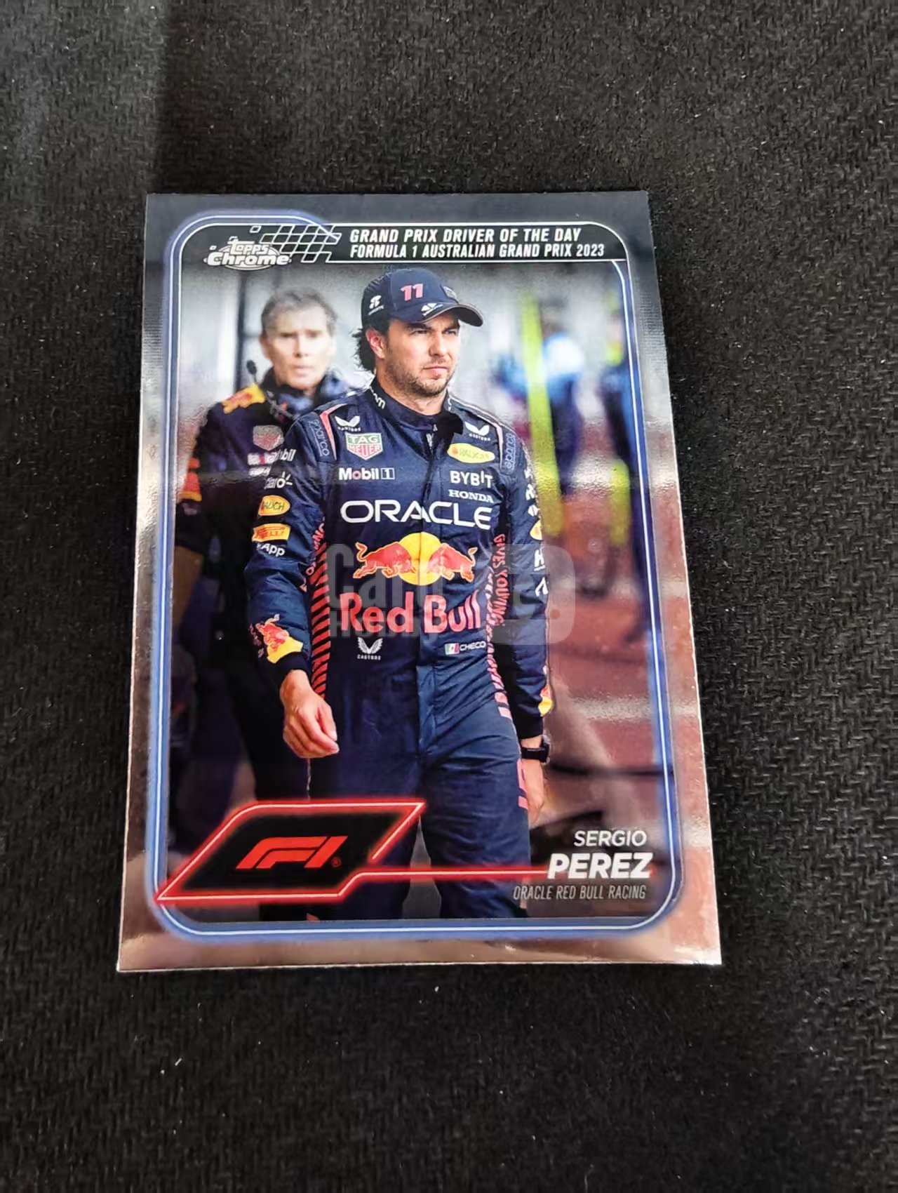 2024 Topps Chrome F1 Sergio Perez 红牛车队 塞尔吉奥 佩雷兹 划痕 边角瑕疵 #161