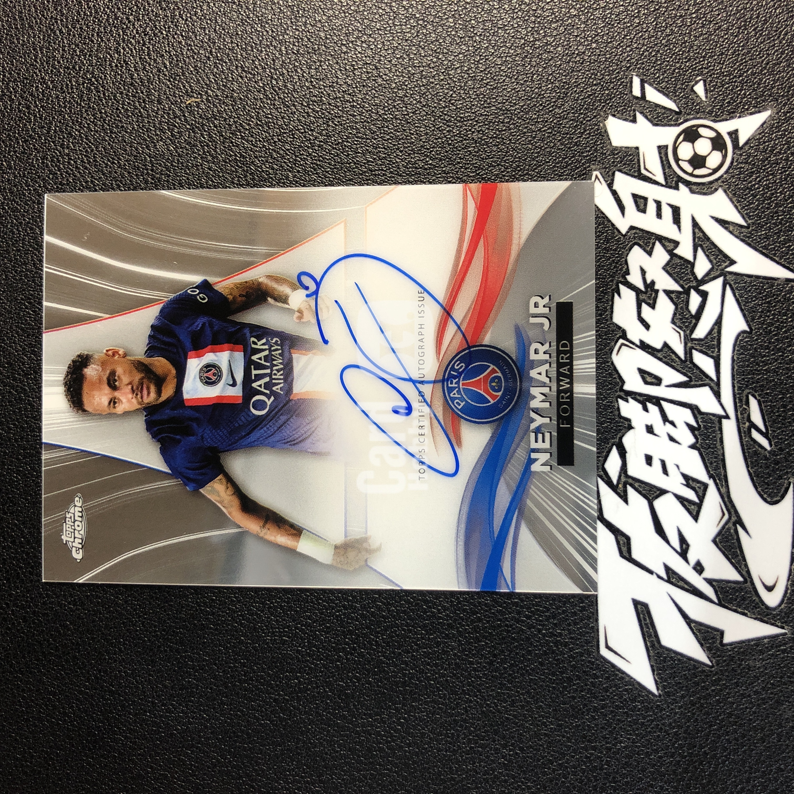 【拔脚代卖】2022-23 Topps Chrome 巴萨队盒   Neymar JR 内马尔 巴萨 96/99编 签字 base 折射 卡签 大巴黎队盒收藏必备 瑕疵如图｜拔脚清知C2
