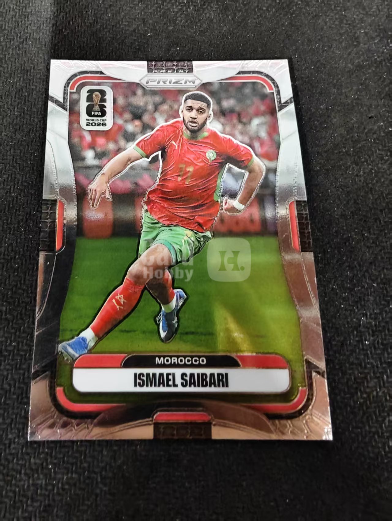 2026 Panini World Cup Prizm Ismael Saibari 伊斯梅尔·塞巴里 摩洛哥 PZ世界杯 划痕 边角瑕疵#295