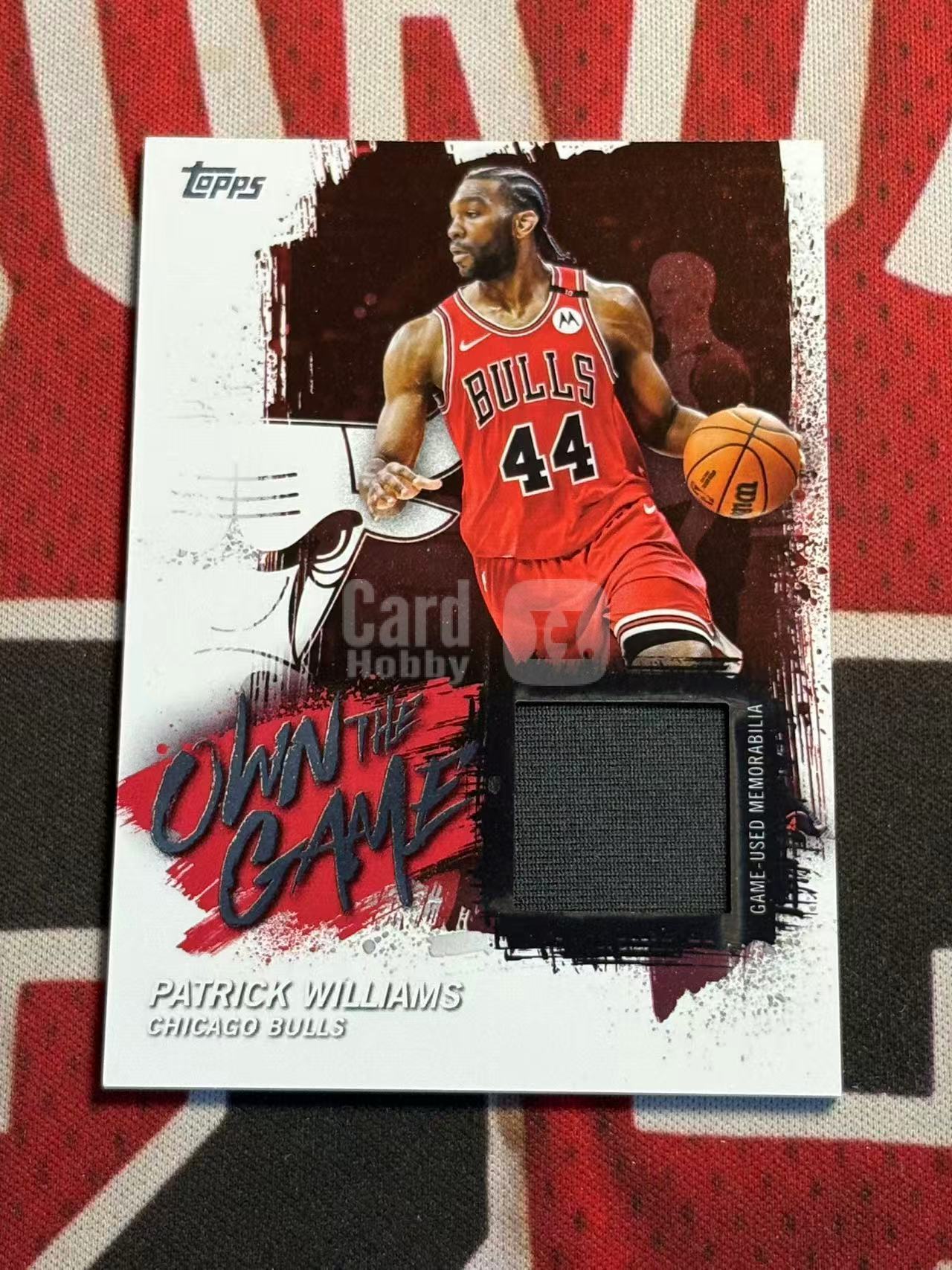 2025-26 TOPPS FLAGSHIP Patrick Williams 旗舰系列 公牛 帕威 帕特里克威廉姆斯 GU 亲穿落场球衣物料切割 衣料实物卡 专收凑套必备【烂臭嘴拍卖】