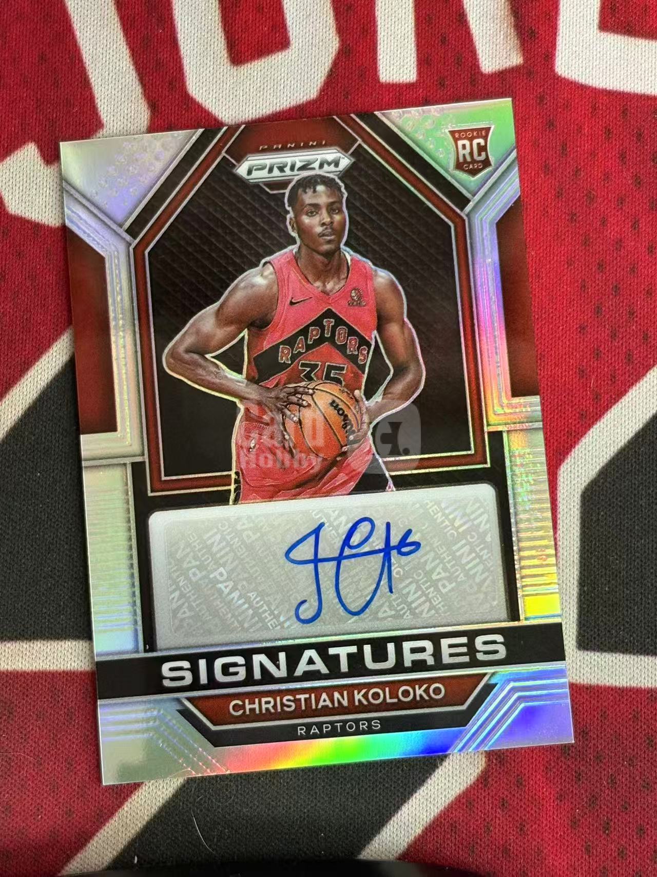 2022-23 PANINI PRIZM PZ系列 KOLOKO 猛龙 新秀RC 克里斯蒂安科洛科 科洛克 签字卡 正新秀签 银折 折射 专收凑套必备【烂臭嘴拍卖】