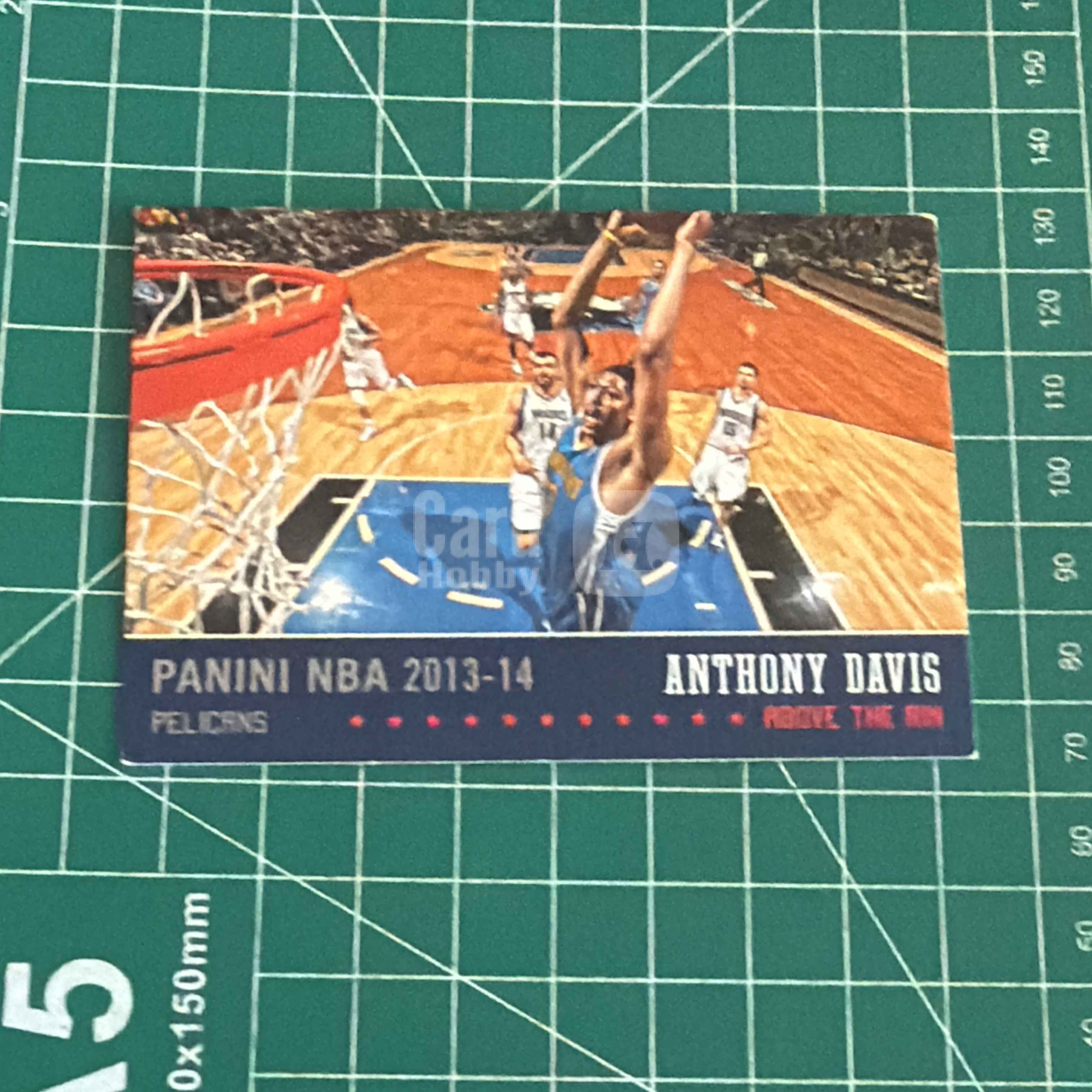 2013-14 Panini S.p.A Anthony Davis 中雅图/中亚图 安东尼戴维斯 浓眉 横版特卡 篮圈特卡 老卡 绝版卡 稀有大比例