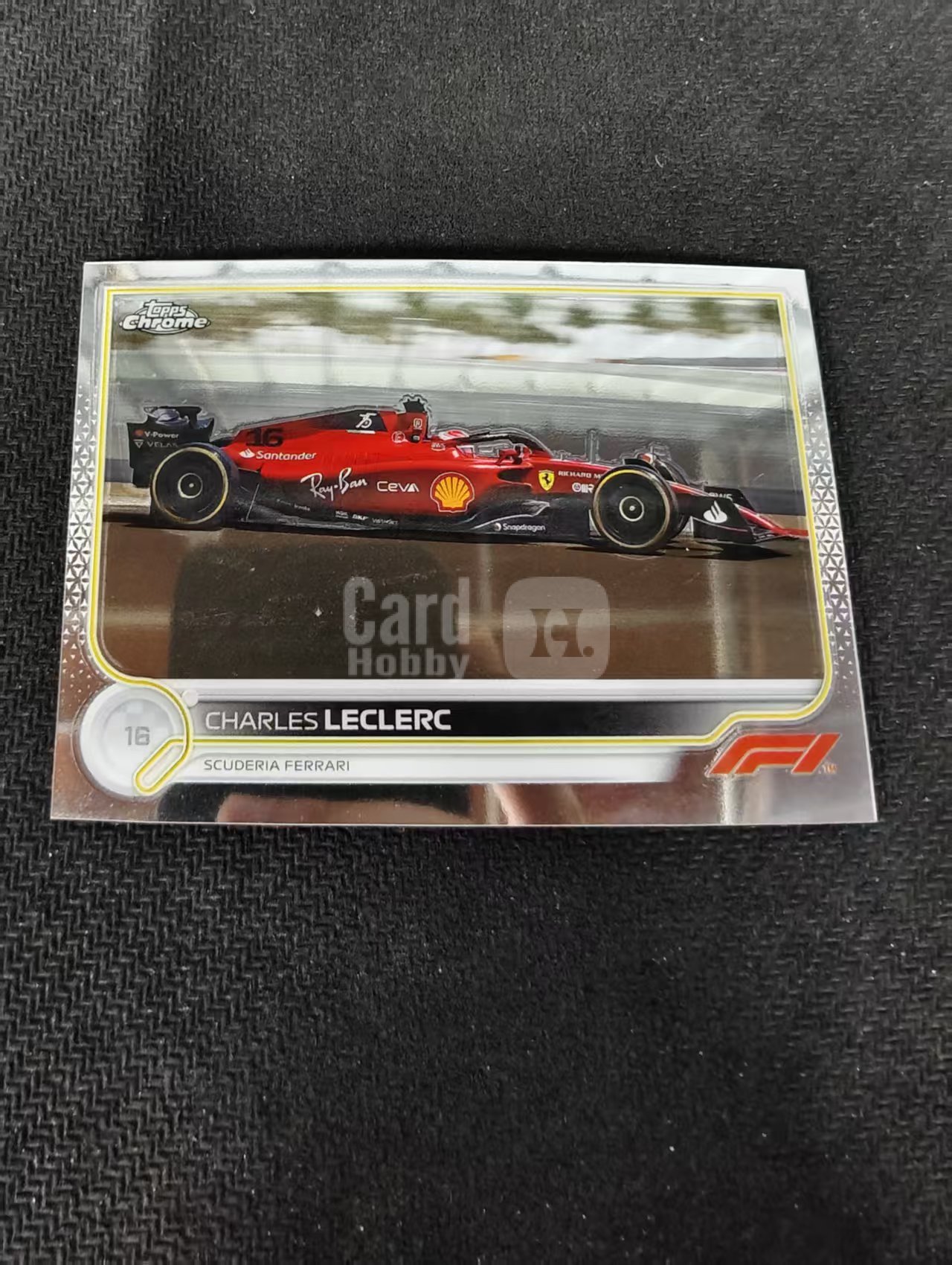 2022 Topps Chrome F1 Charles Leclerc 勒克莱尔 法拉利车队 划痕 边角瑕疵#117