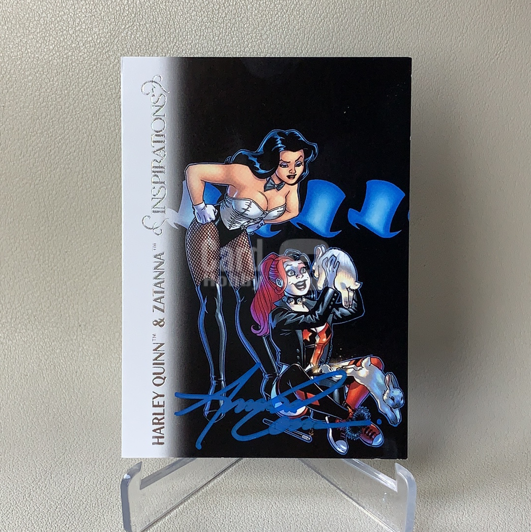 2026 Upper Deck Marvel (MCU) Inspirations The World of DC 哈莉·奎茵 扎坦娜 SP 画师签字 签名Amanda Conner 品相如图 图总
