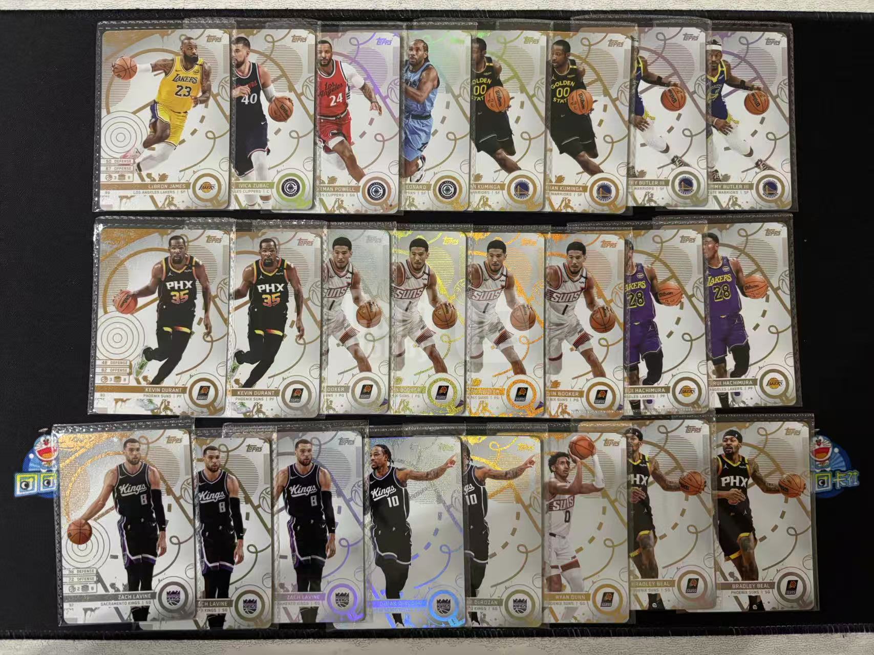 【星辰】TOPPS 2025 match attax 游戏版 白BASE 勒布朗 詹姆斯 祖巴茨 伦纳德 库明加 巴特勒 杜兰特 布克 八村 拉文 德罗赞 比尔 等 LOT