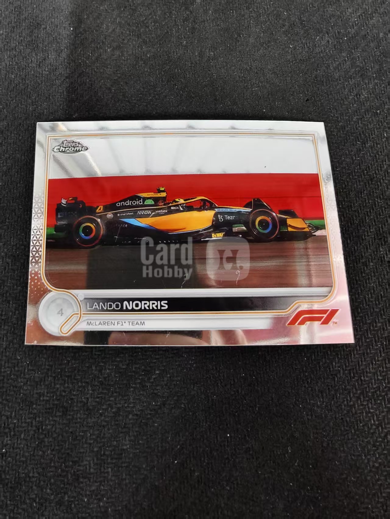 2022 Topps Chrome F1 Lando Norris 兰多 诺里斯 迈凯伦车队 划痕 边角瑕疵 #119