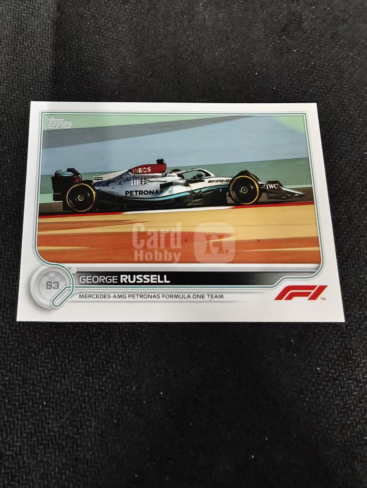 2022 Topps Chrome F1 George Russell 乔治 拉塞尔 梅奔 划痕 边角瑕疵@112