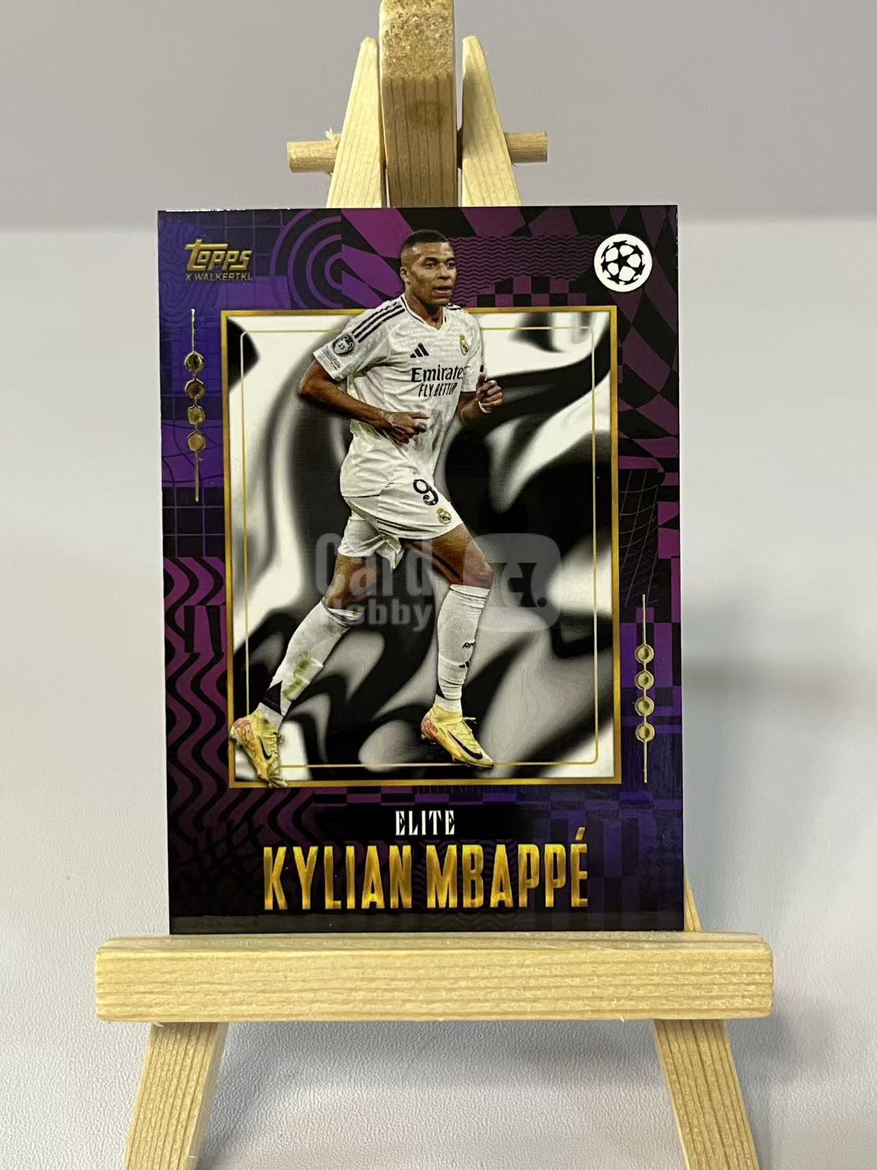 2024 Topps UEFA Kylian Mbappe 姆巴佩 特卡 皇马 gold 欧冠 实卡精美 卡品如图 LZ5