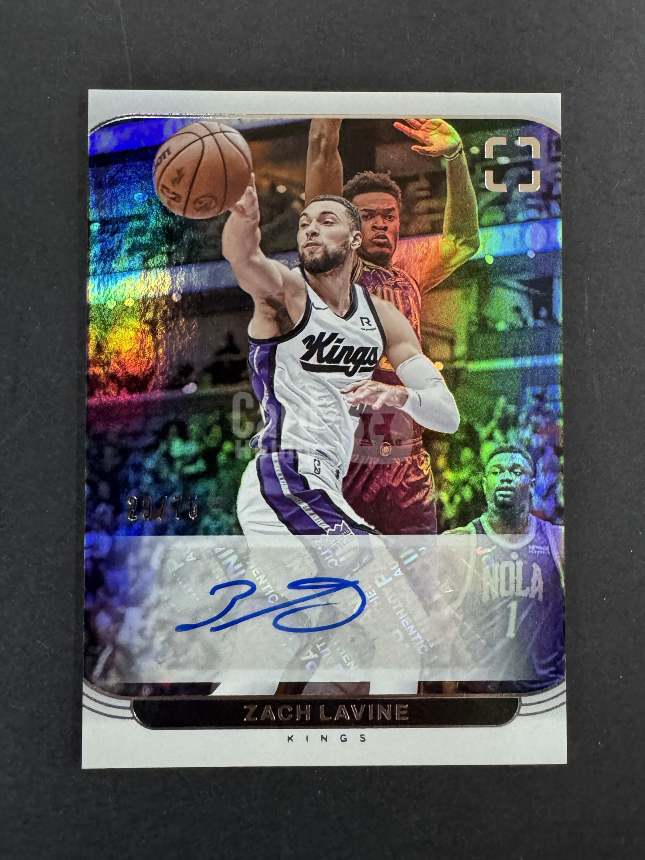 2024-25 Panini Photogenic Zach LaVine #VA-LAV 扎克 拉文 上镜 签字 银折 29/75编 贴签 卡品如图