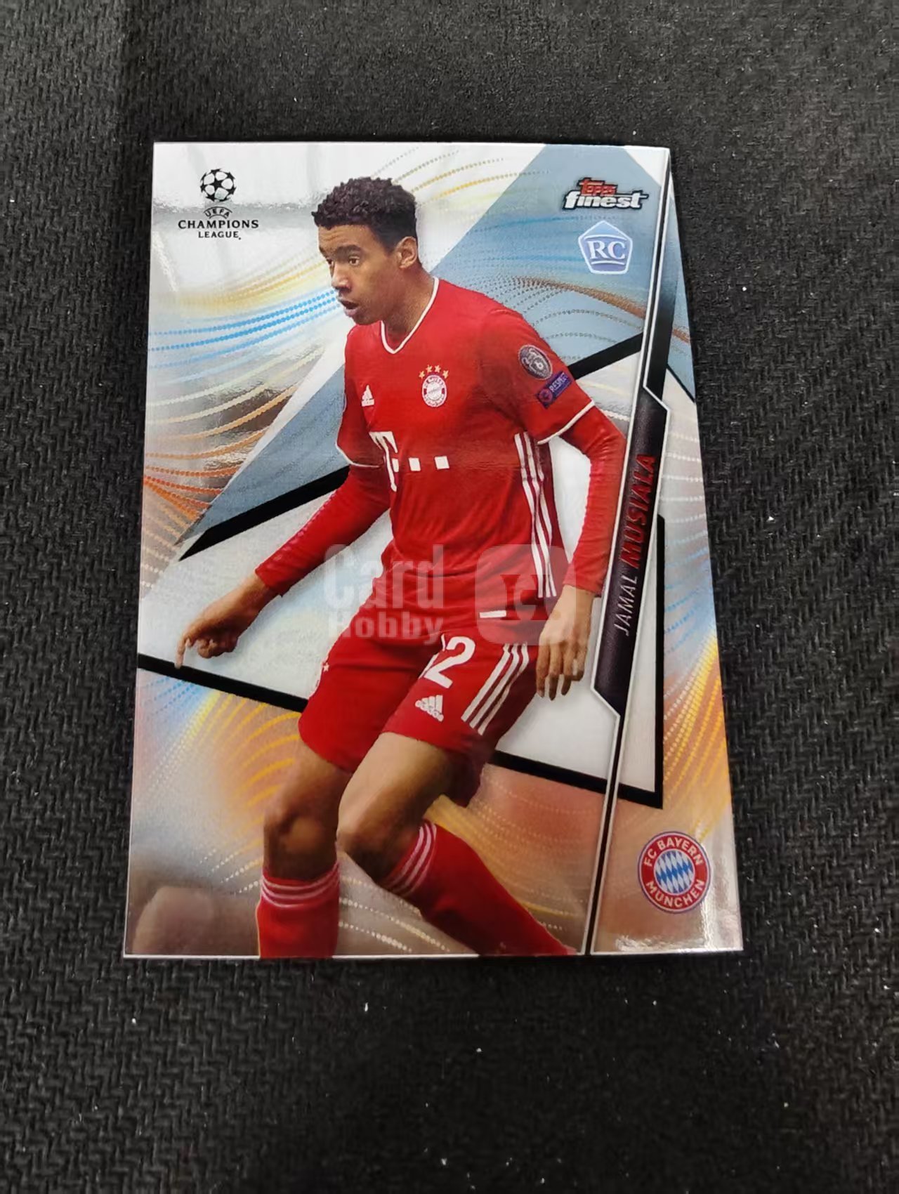 【可合并,不累计】2021 Topps Finest Jamal Musiala RC 欧冠 拜仁慕尼黑 穆夏拉 新秀 划痕 边角瑕疵 #45