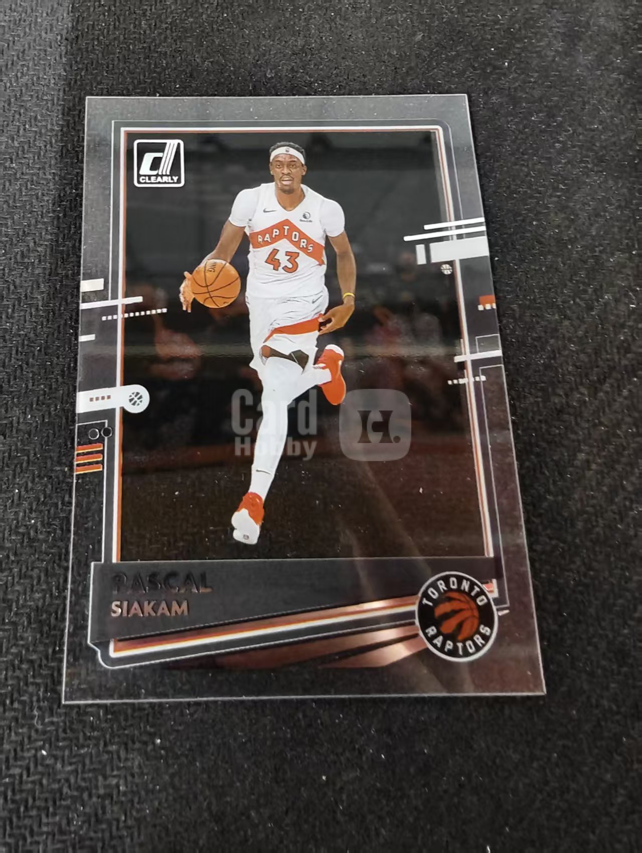 2020-21 Panini Clearly Donruss Pascal Siakam 西亚卡姆 猛龙 杜蕾斯 胶片 划痕 边角瑕疵 #13
