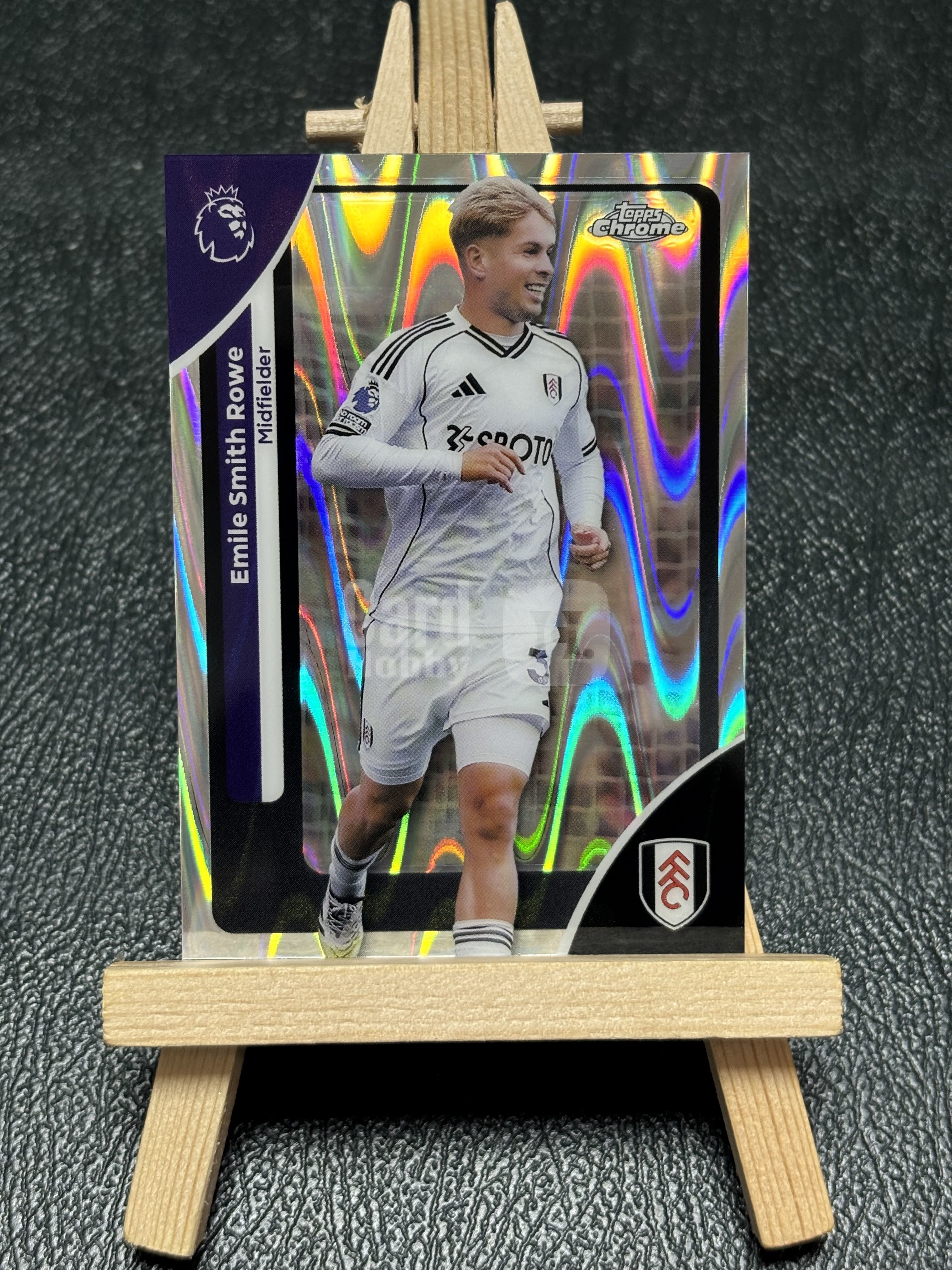 2026 Topps Chrome Emile Smith Rowe 史密斯 罗 S罗 阿森纳 富勒姆 变形虫折 英超 银折 实卡精美 收藏必备 卡品如图 七七代卖 XO4