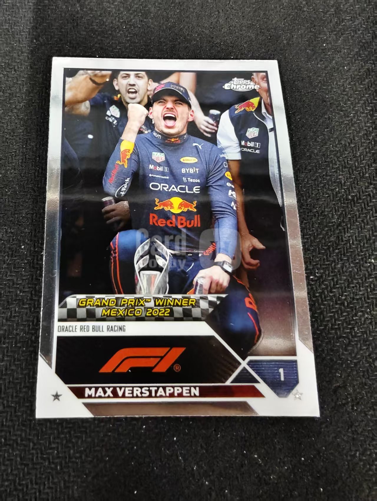2023 Topps Chrome F1 Max Verstappen 维斯塔潘 红牛 划痕 边角瑕疵 #163
