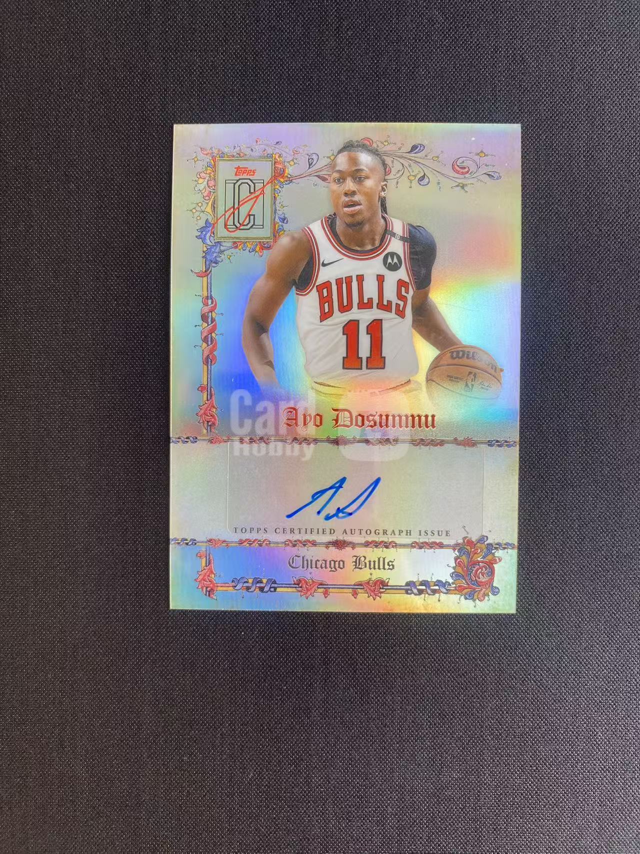 2026 Topps 白羊代卖 Signature Class 签字系列 Ayo Dosunmu 公牛 阿约 多孙姆 签字 细节如图 香菜01