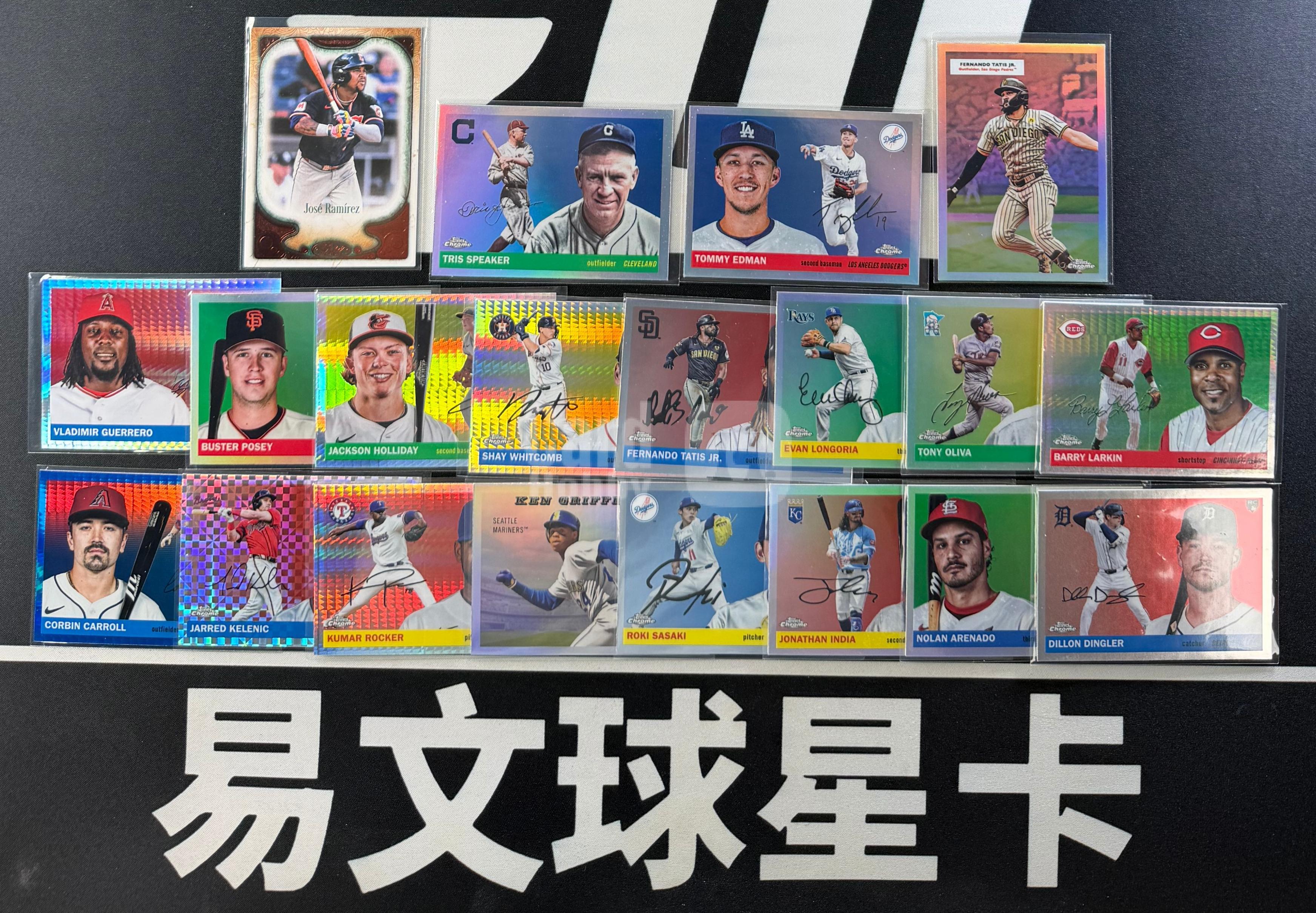 【易文拍卖 超级回款】2025 Topps Chrome Platinum MLB棒球铂金 LOT 佐佐木罗 带队 印签字签名 等 不保品相#不二安