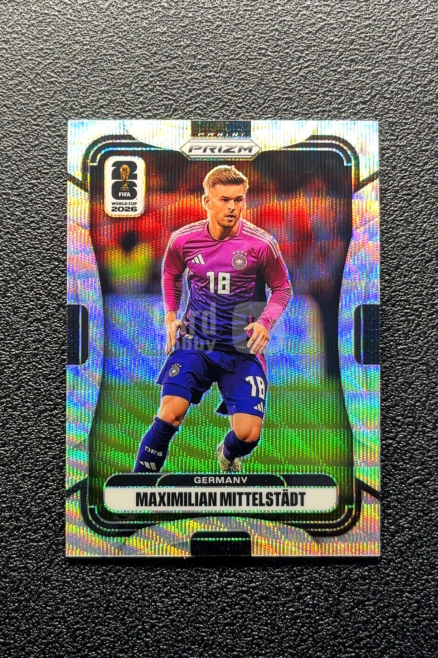 【小白1%代卖】2026 Panini Prizm World Cup 世界杯 Maximilian Mittelstädt 马克斯米利亚恩·米特尔斯塔特 银波纹折 折射 卡品如图 0013#459