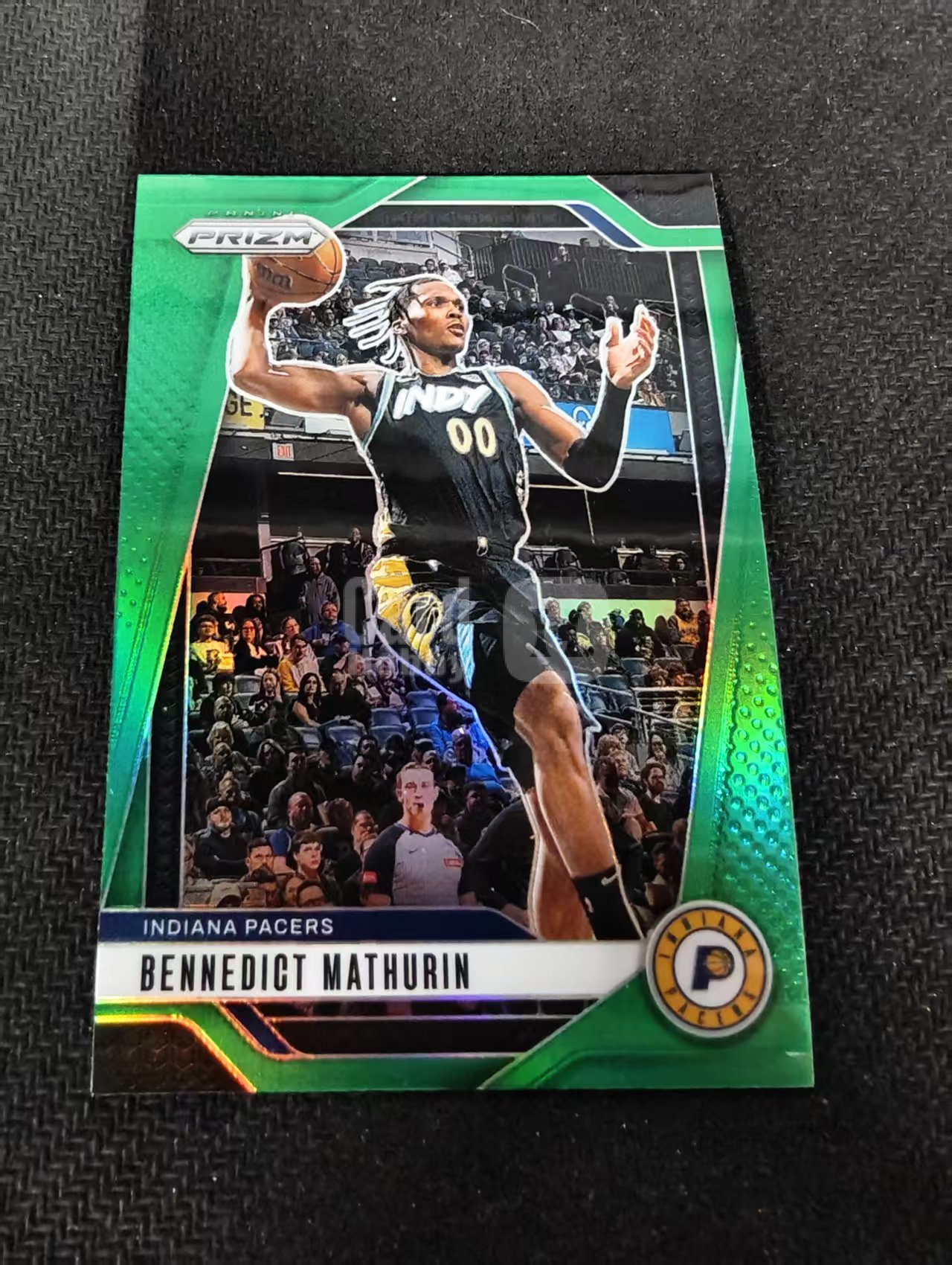2024-25 Panini Prizm Bennedict Mathurin 步行者 本尼迪克 马图林 马瑟琳 绿折 PZ 划痕 边角瑕疵 #40