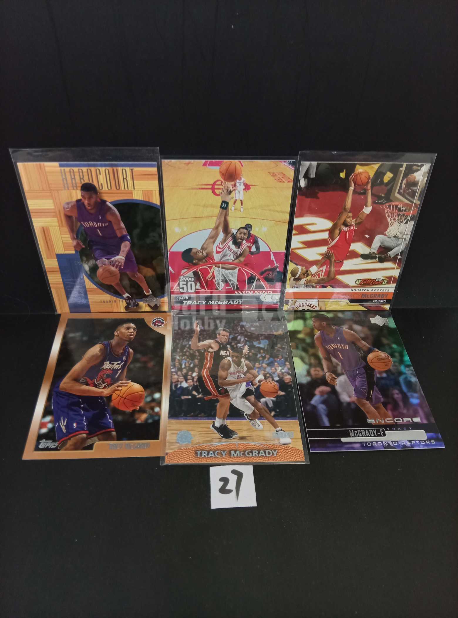 【DC拍卖】7.19 特雷西・麦克格雷迪 6 张球星卡合集 Upper Deck/Topps 猛龙 / 魔术 / 火箭队 多系列老卡