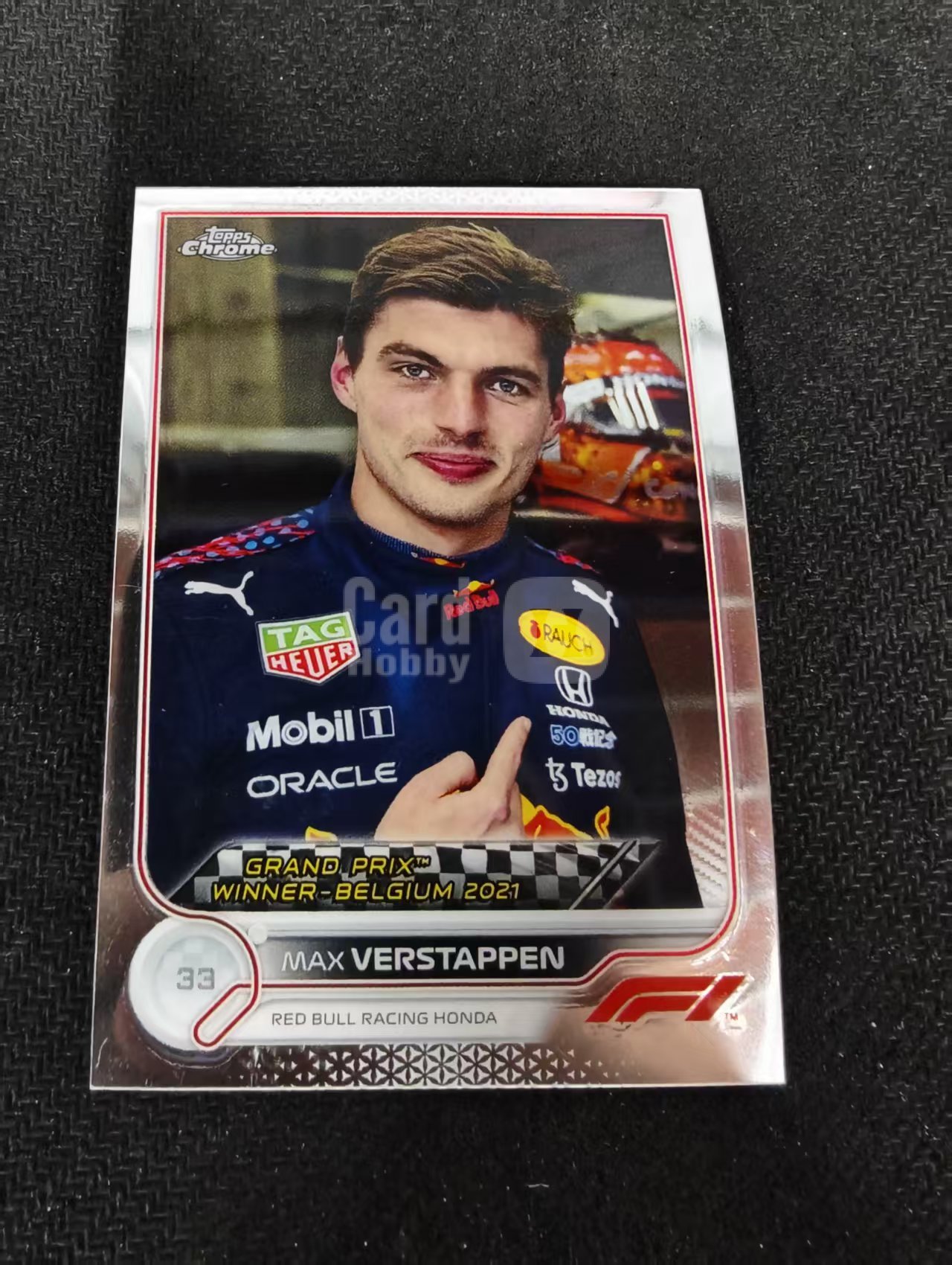 2022 Topps Chrome F1 Max Verstappen 维斯塔潘 红牛 划痕 边角瑕疵 #162