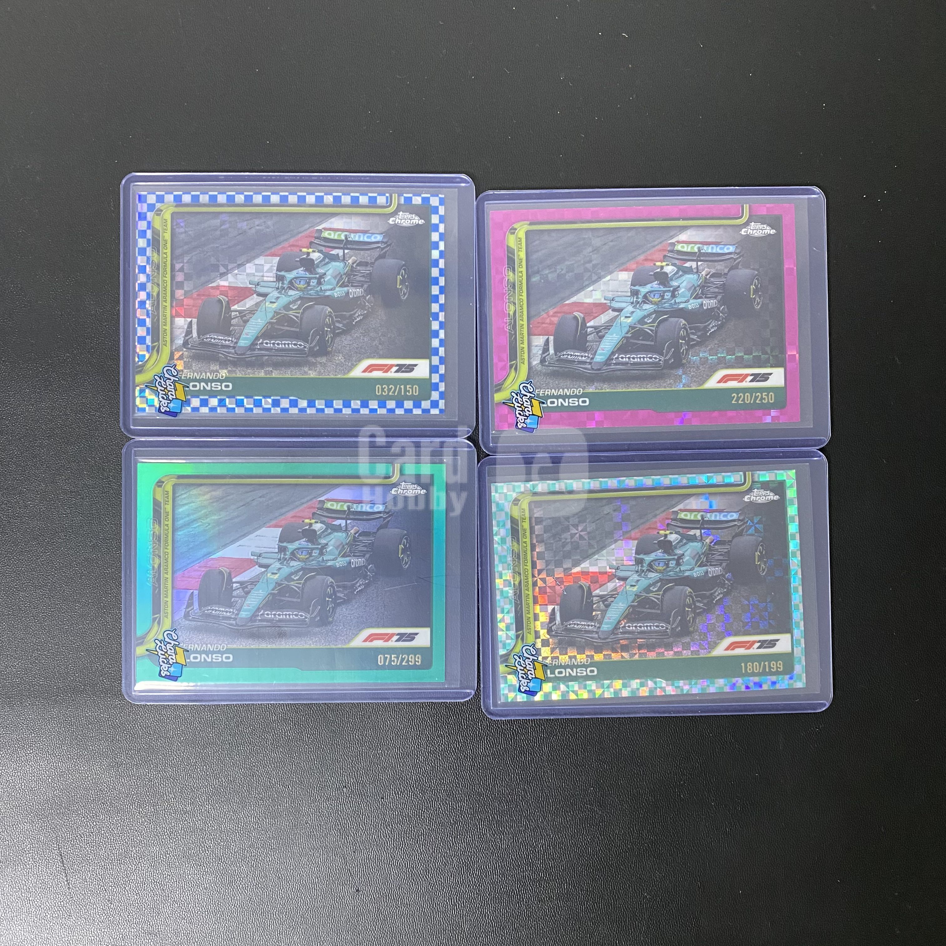 2025 【TSS代卖-预付80％】 Chrome Fernando Alonso 75周年 阿斯顿马丁 阿隆索 赛车 /199 /299 /250 /150编 打包 JH5431 QTK27-園
